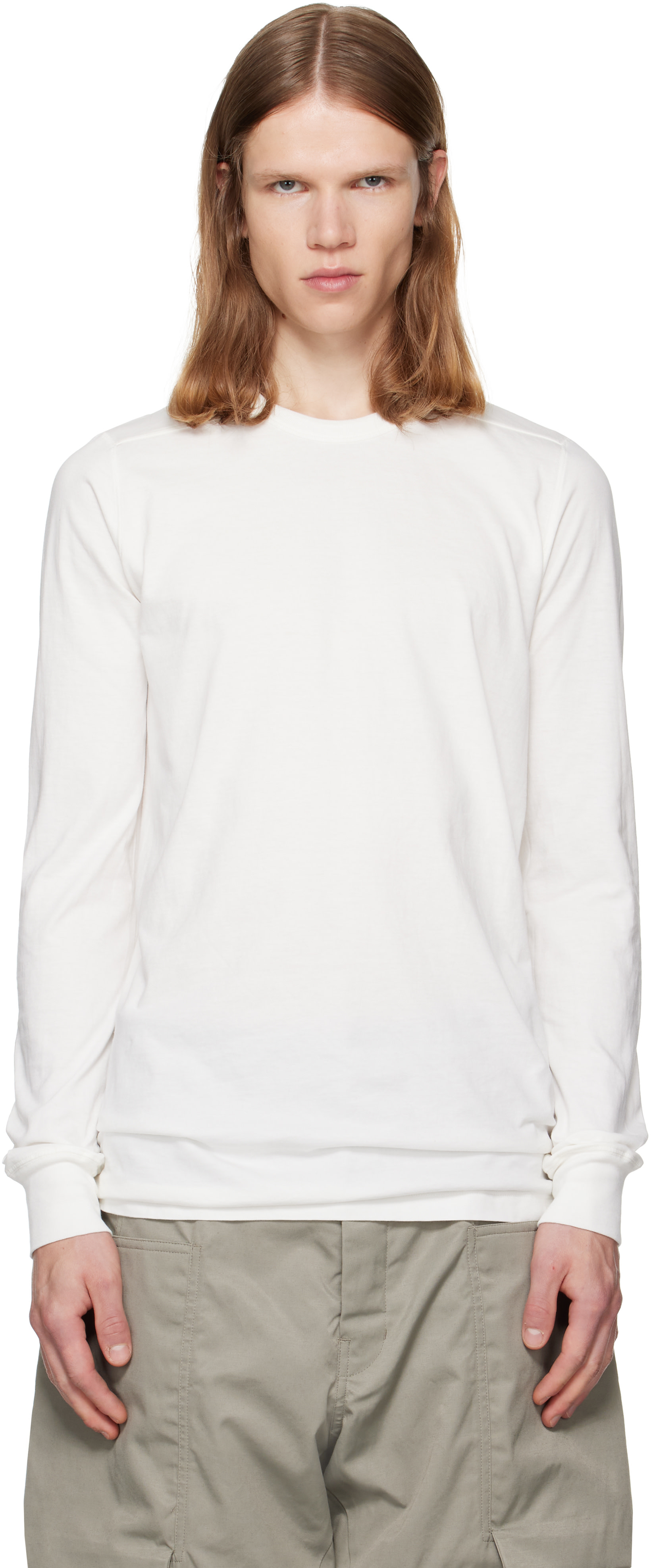 Rick Owens - 오프 화이트 타워 레벨 L/S 티셔츠