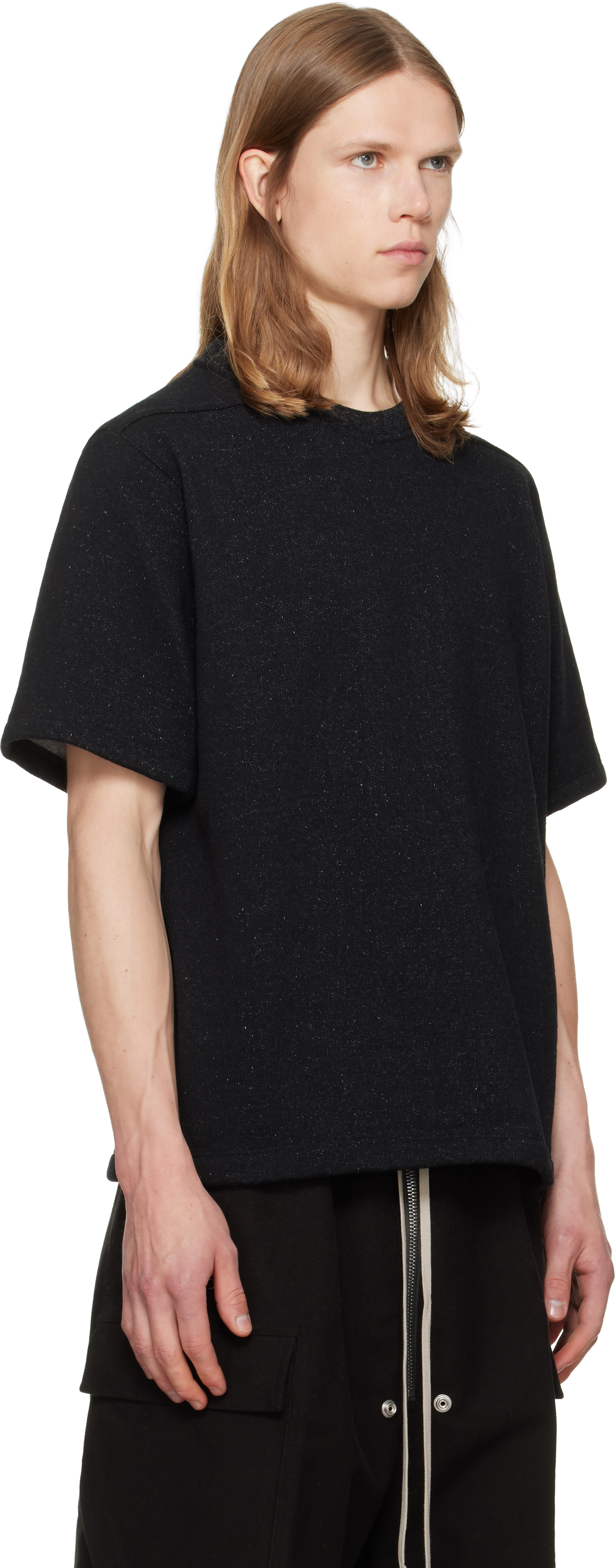 Rick Owens - 블랙 타워 브래드 티셔츠