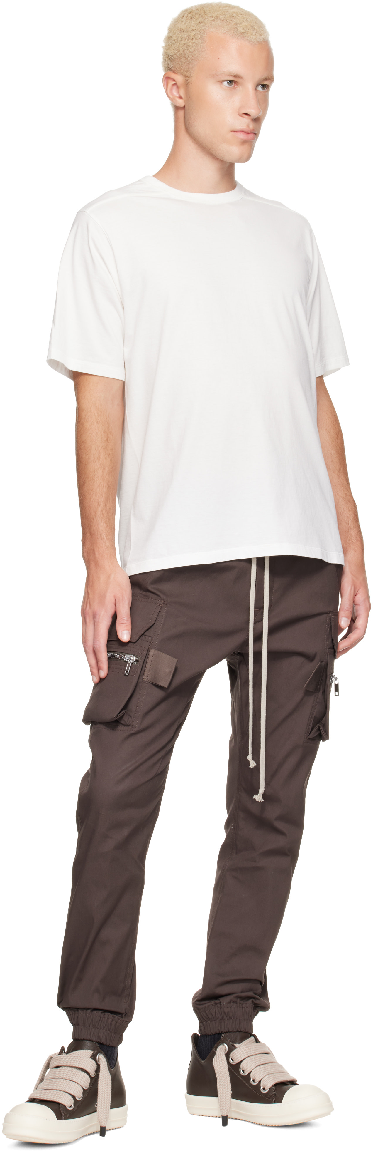 Rick Owens - 화이트 타워 브래드 티셔츠