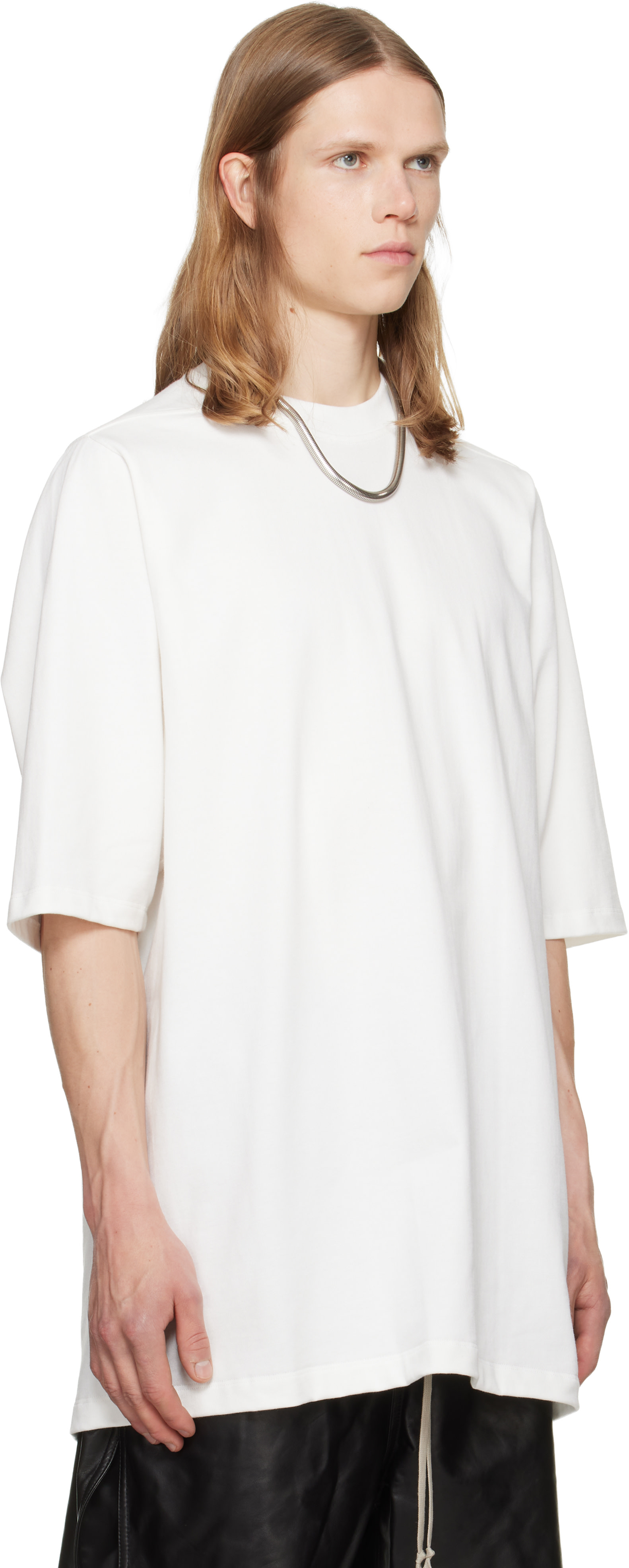 Rick Owens - 오프 화이트 점보 S/S 티셔츠