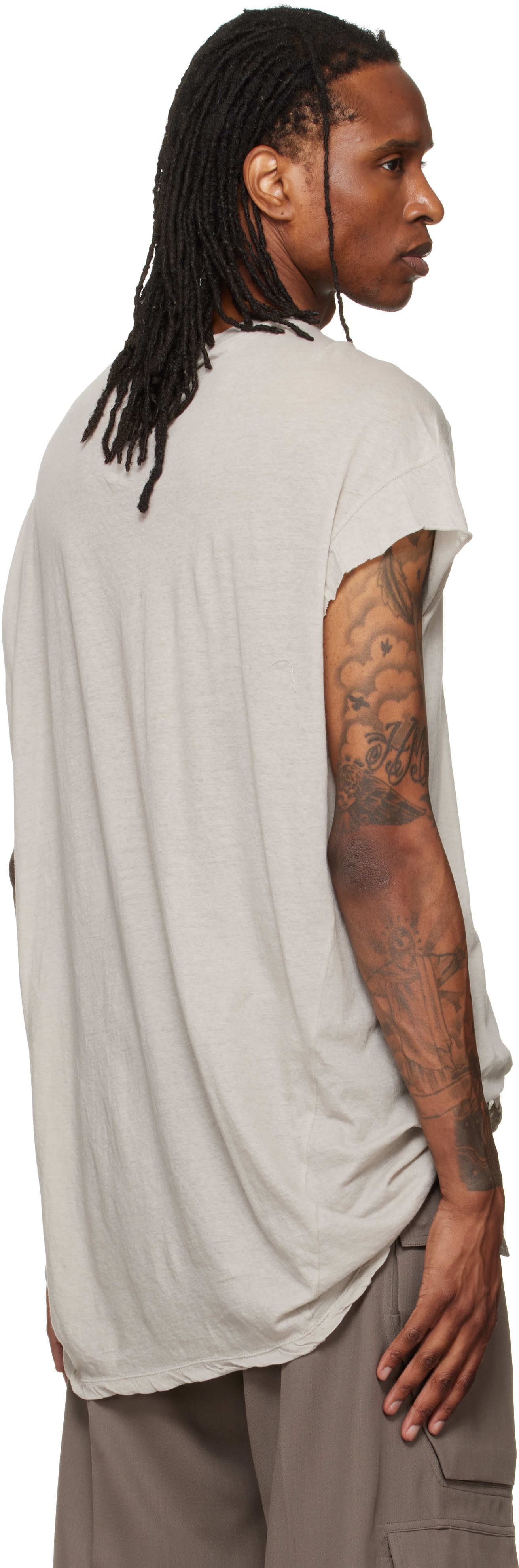 Rick Owens: Off-White Tower Rick S Jumbo S/S T-shirt | SSENSE
