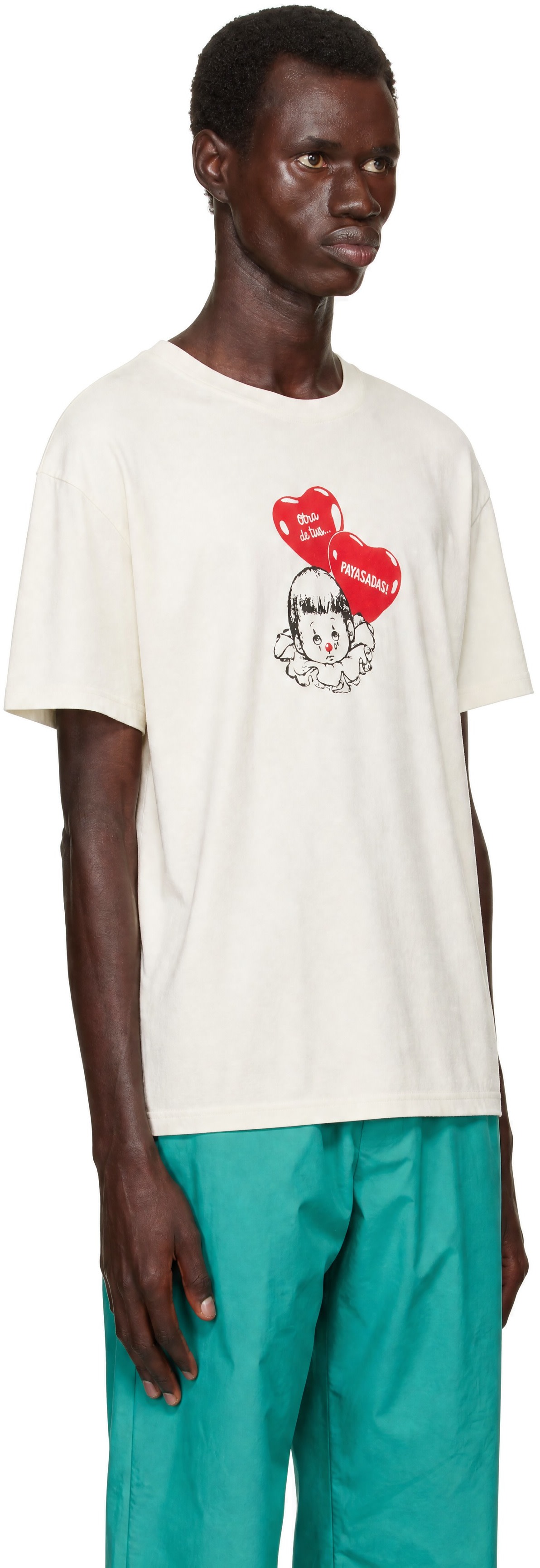 WILLY CHAVARRIA: Off-White 'PAYASADAS!' Easy T-shirt | SSENSE