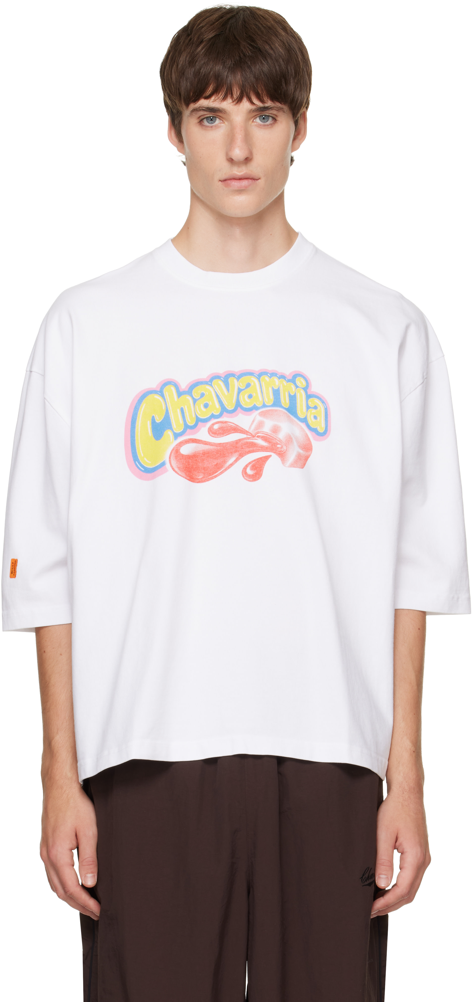 WILLY CHAVARRIA: White Chavaloo Buffalo T-shirt | SSENSE