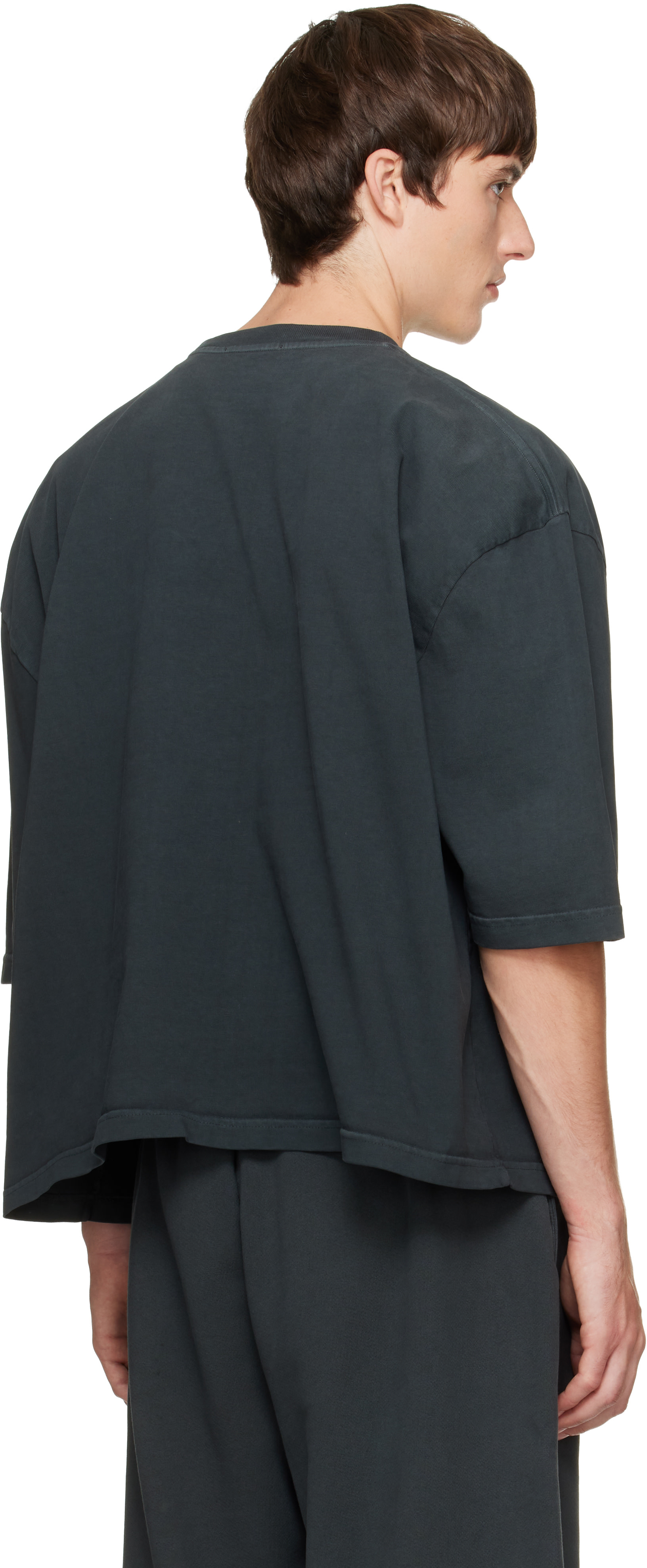 WILLY CHAVARRIA: Black 'Community Center' Buffalo T-shirt | SSENSE