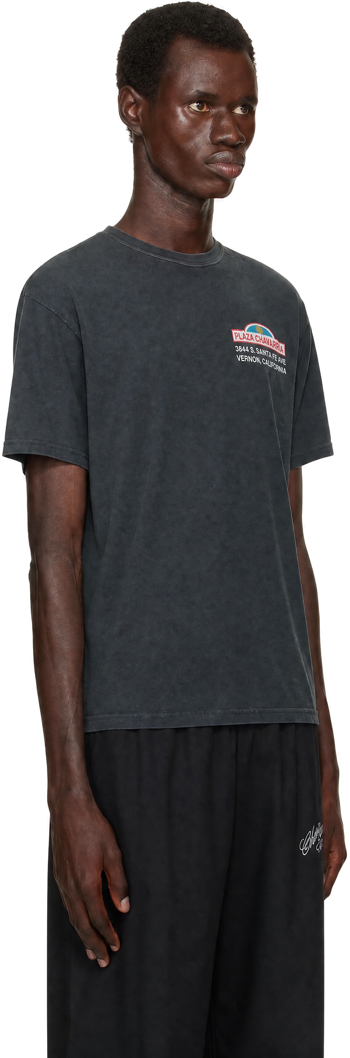 WILLY CHAVARRIA: Gray 'Plaza Chavarria' Easy T-shirt | SSENSE
