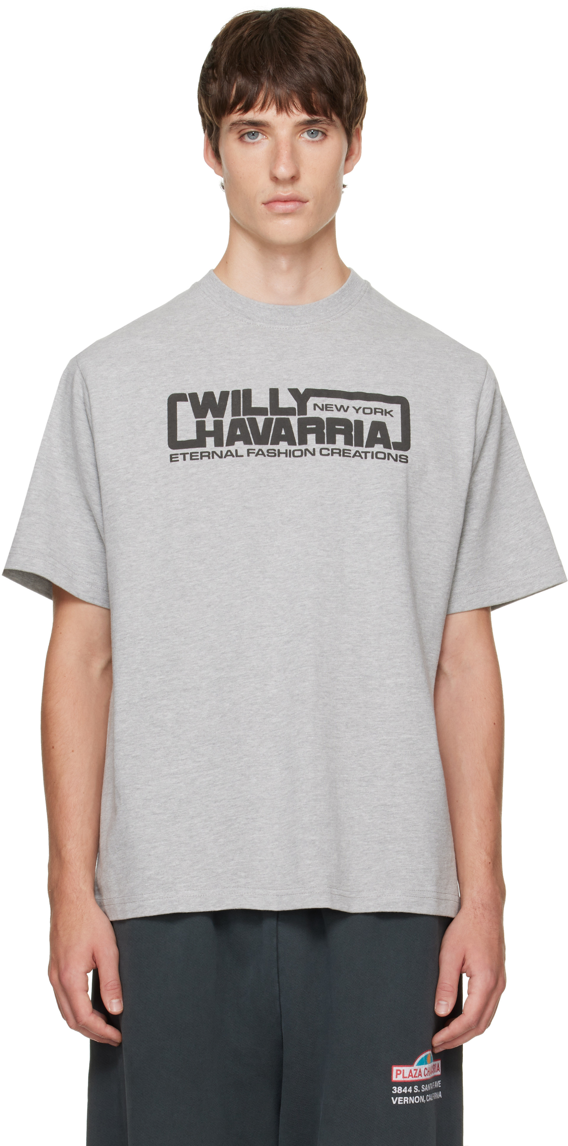 WILLY CHAVARRIA: グレー 'Eternal Fashion Creations' Standard T