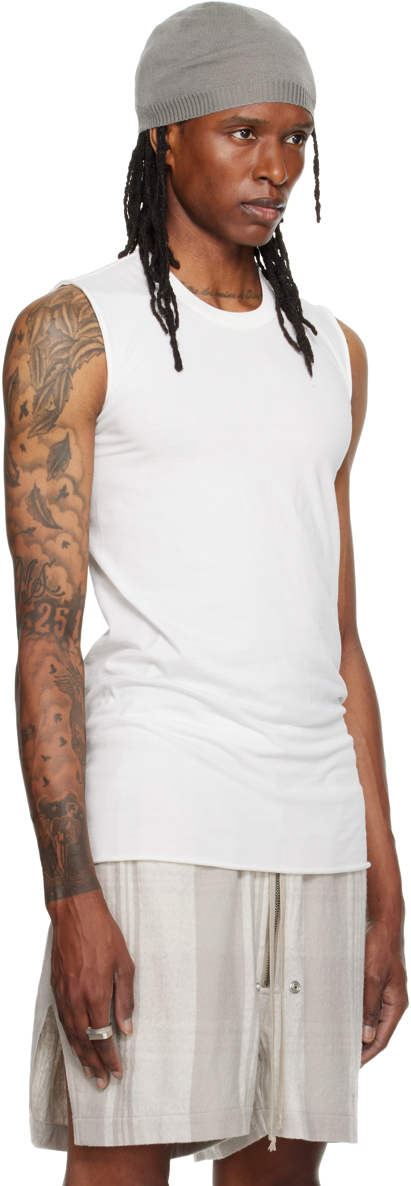 Rick Owens - Off-White Tower Basic SL Tank Top