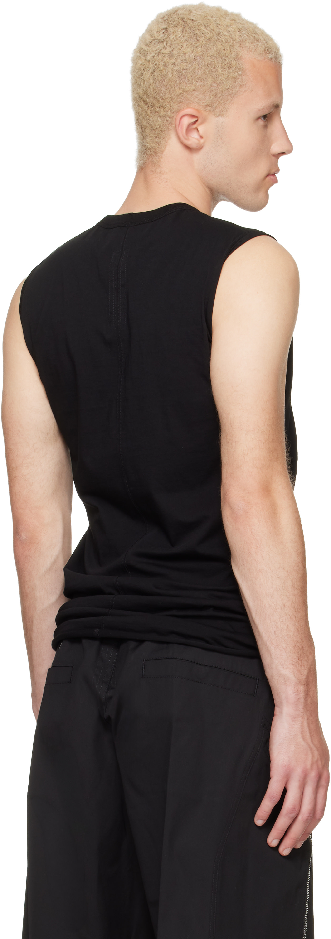 Rick Owens - Black Tower Basic SL Tank Top