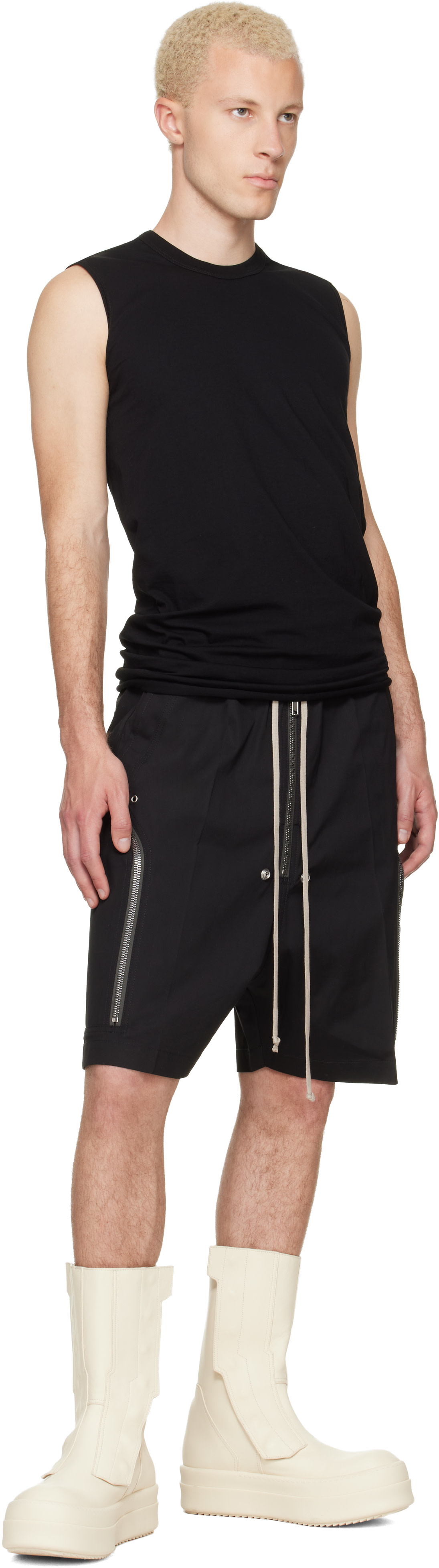Rick Owens - Black Tower Basic SL Tank Top