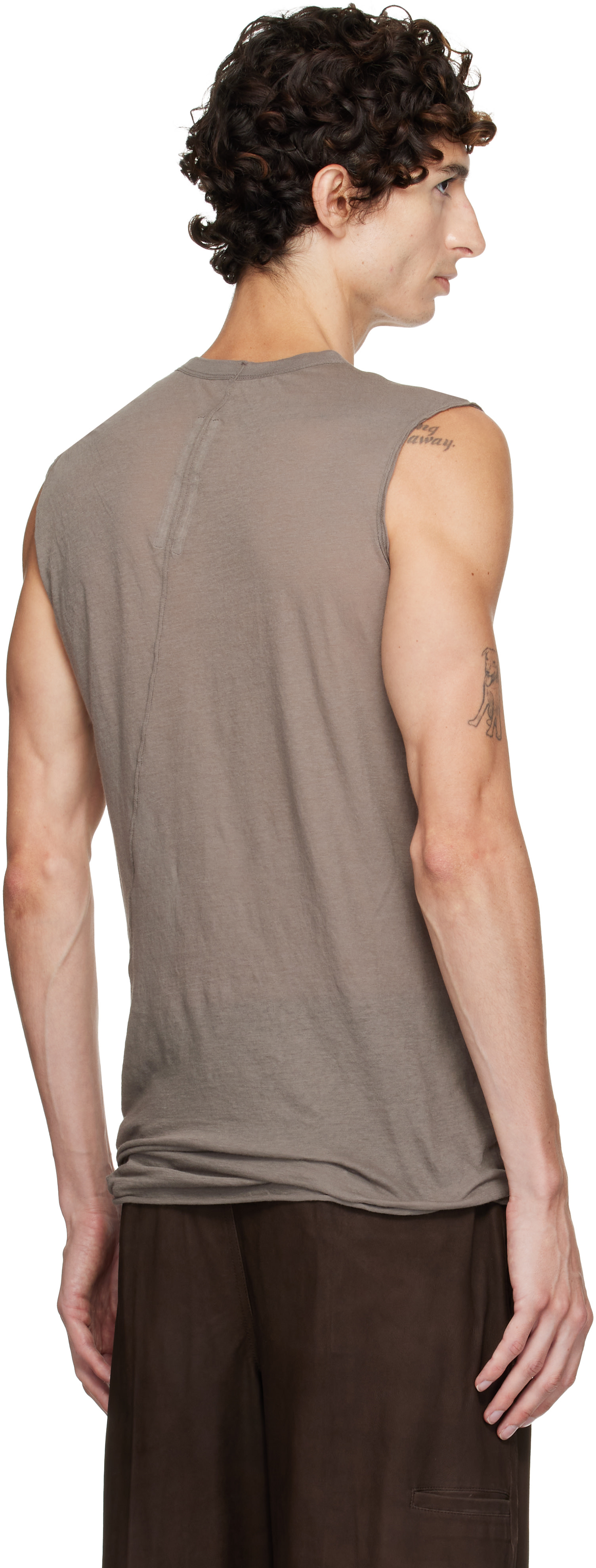 Rick Owens - Gray Tower Basic SL Tank Top