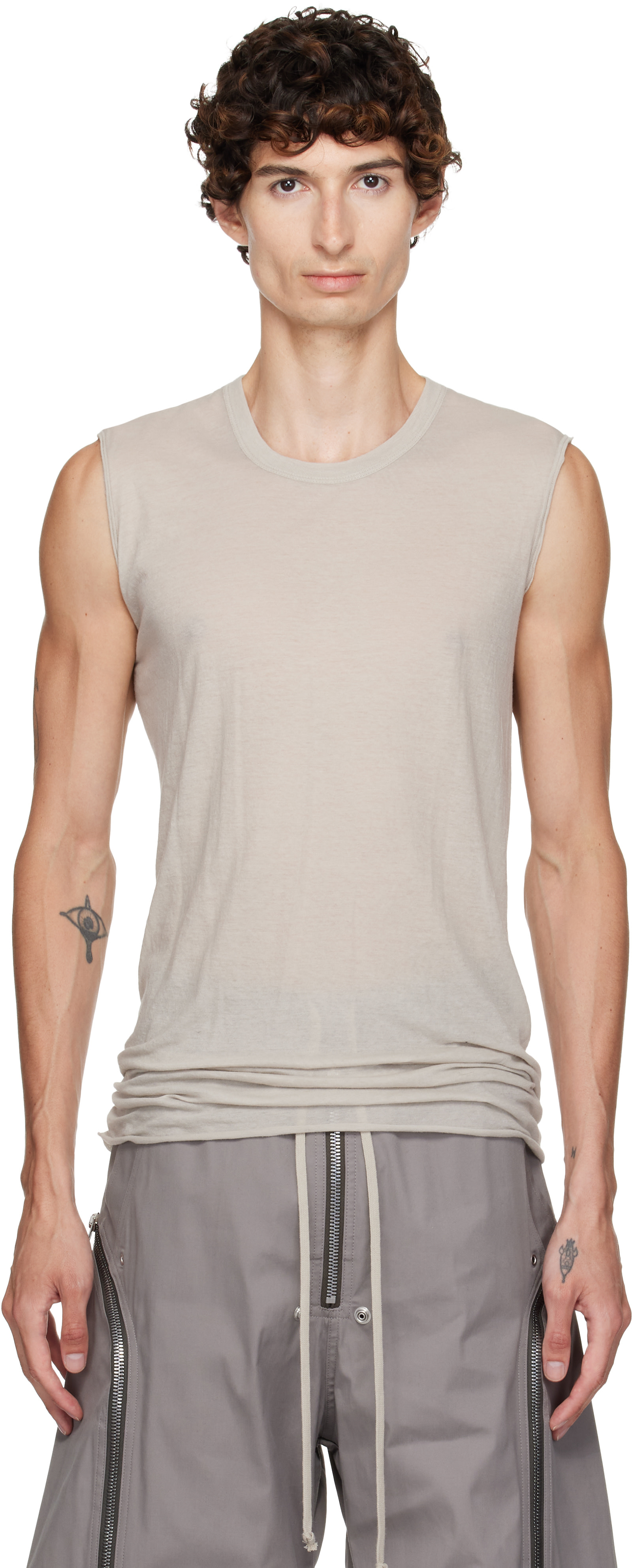 Rick Owens - Off-White Tower Basic SL Tank Top