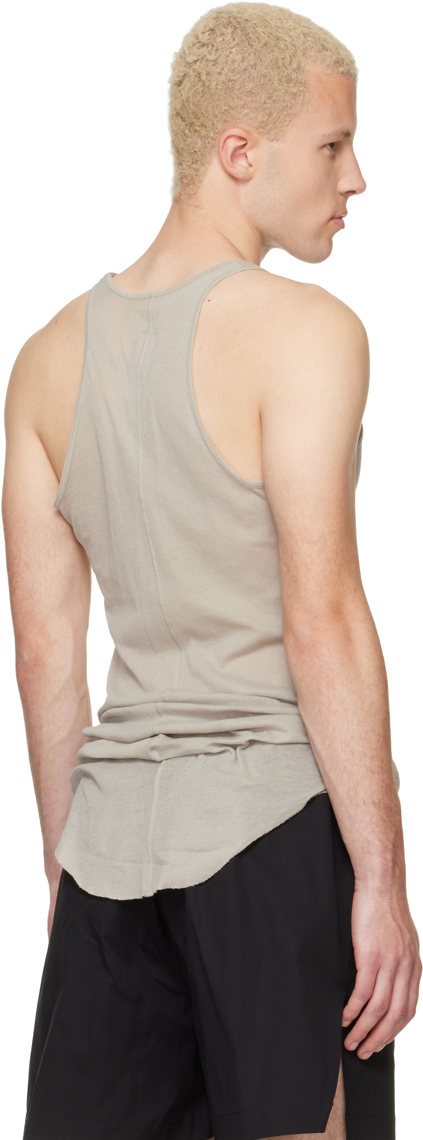 Rick Owens - Off-White Tower Basic Rib Tank Top