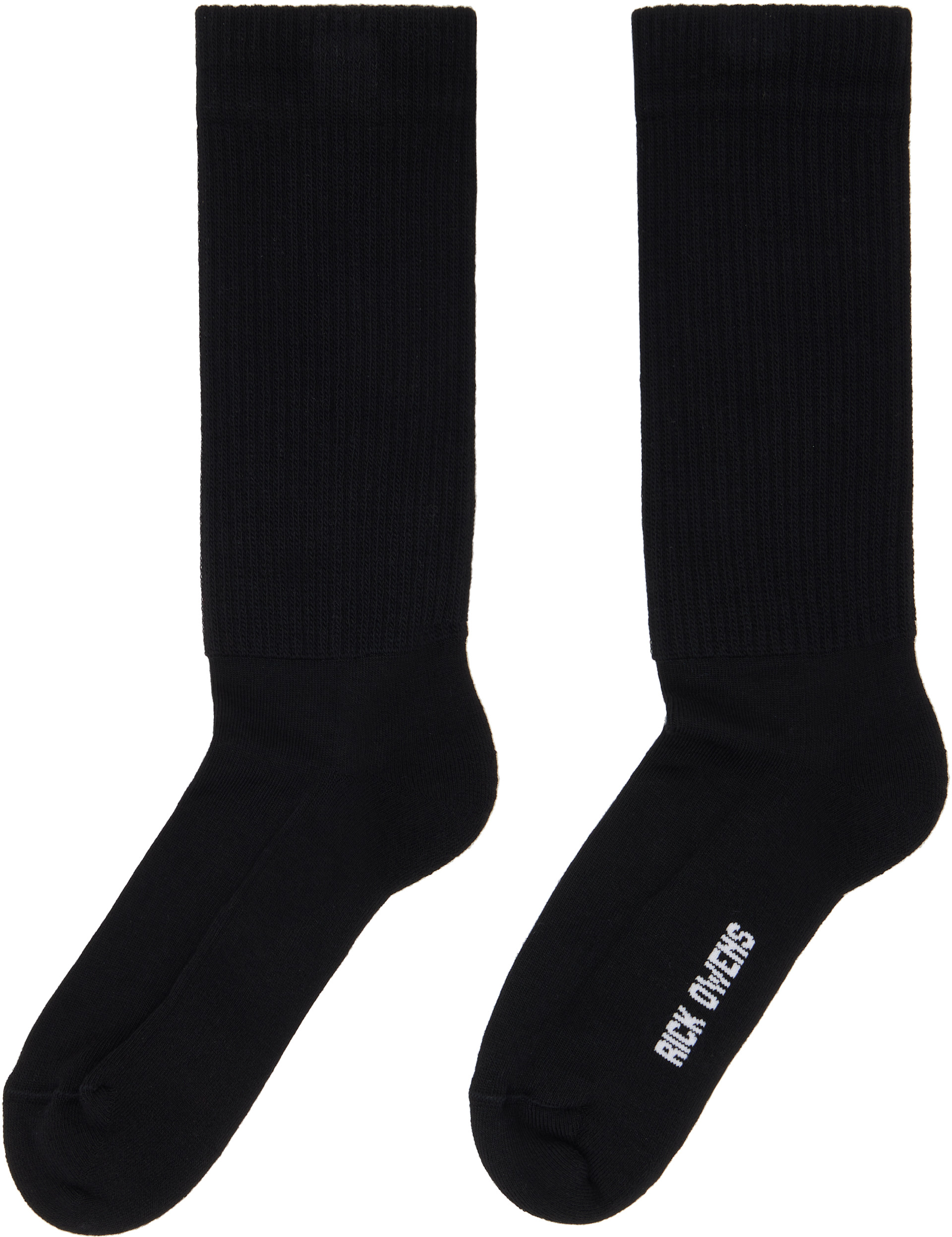 Rick Owens - ブラック Tower ソックス