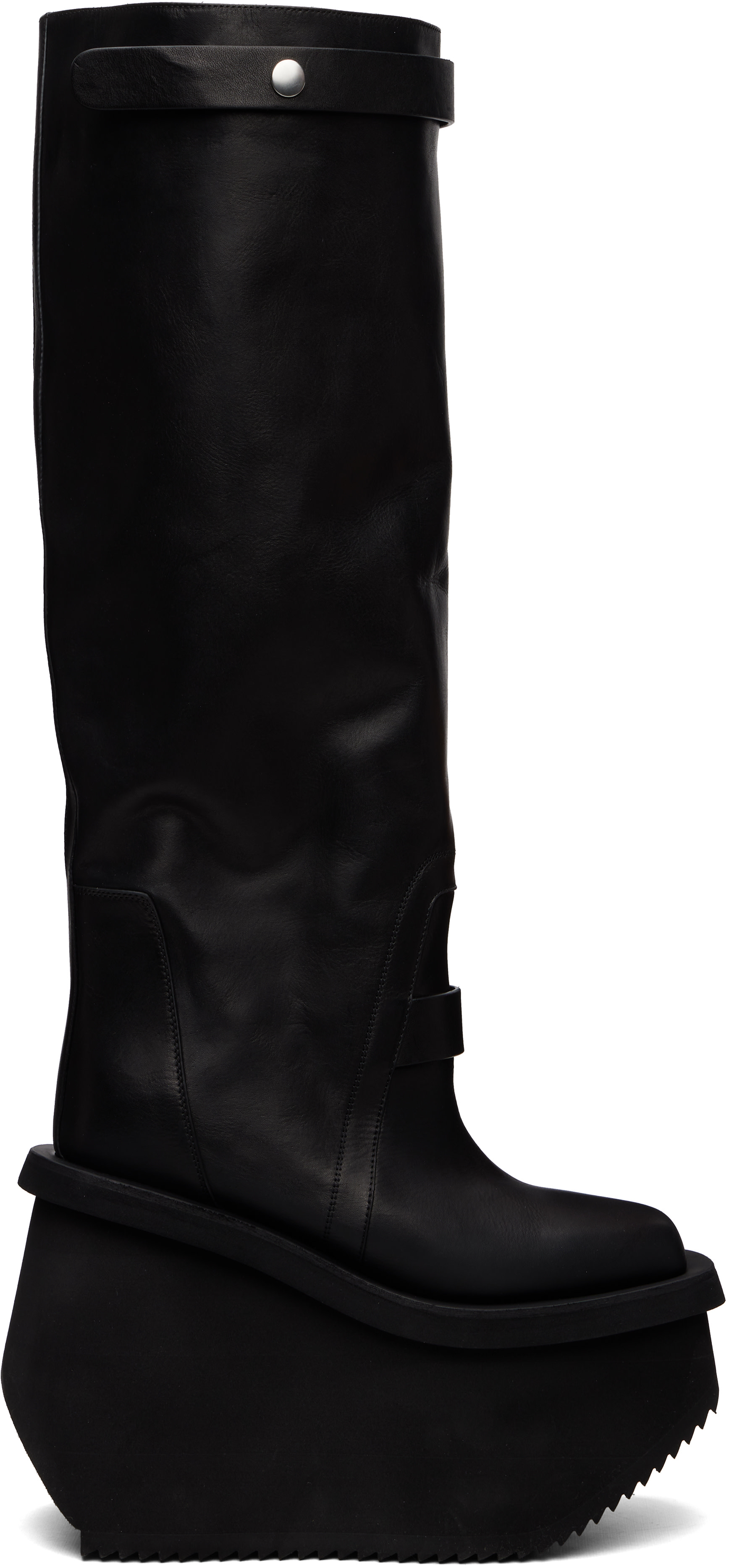 Rick Owens - Black Tower Factory Pull On Boots