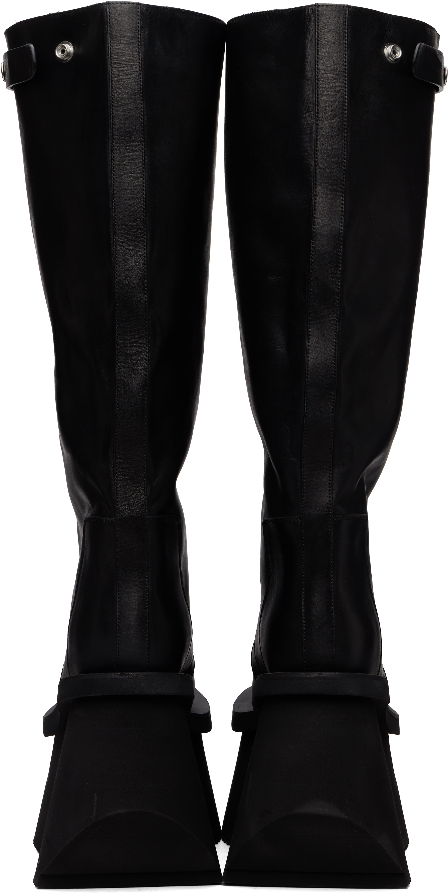 Rick Owens - Black Tower Factory Pull On Boots