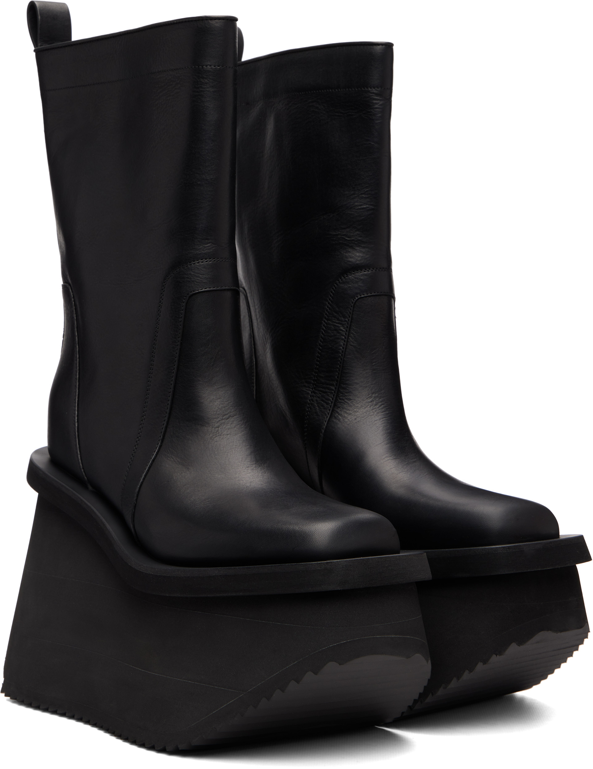Rick Owens - 블랙 타워 팩토리 부츠