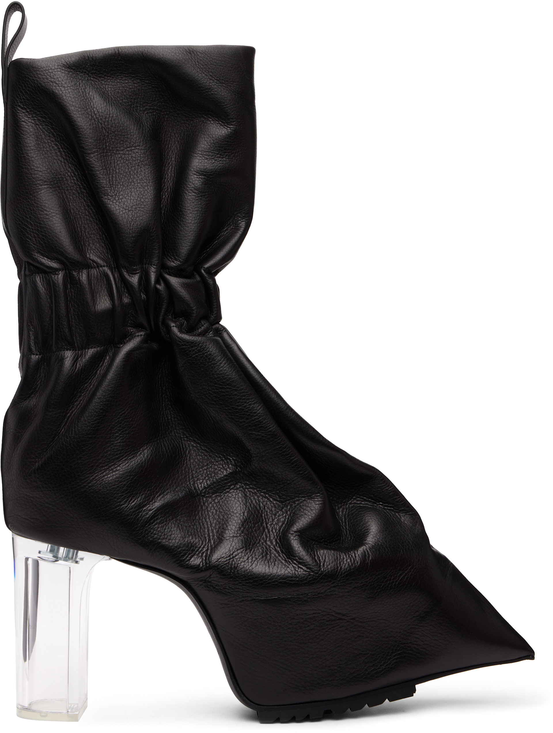 Rick Owens - ブラック Tower Pull-On Cuffed Taquito ブーツ