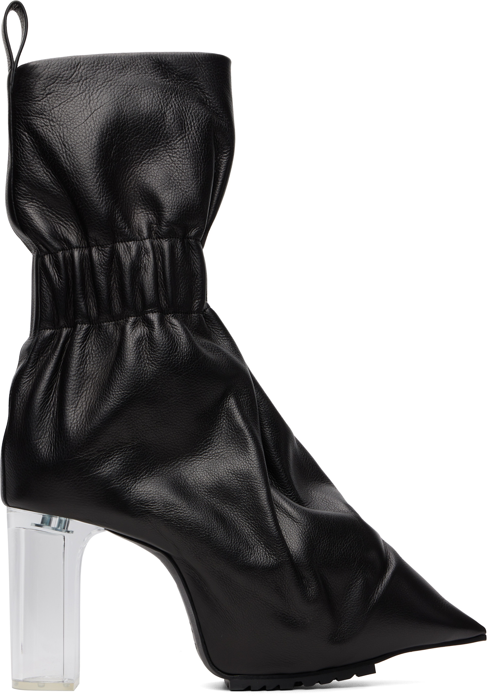 Rick Owens - Black Tower Cuffed Taquito Pull On Boots