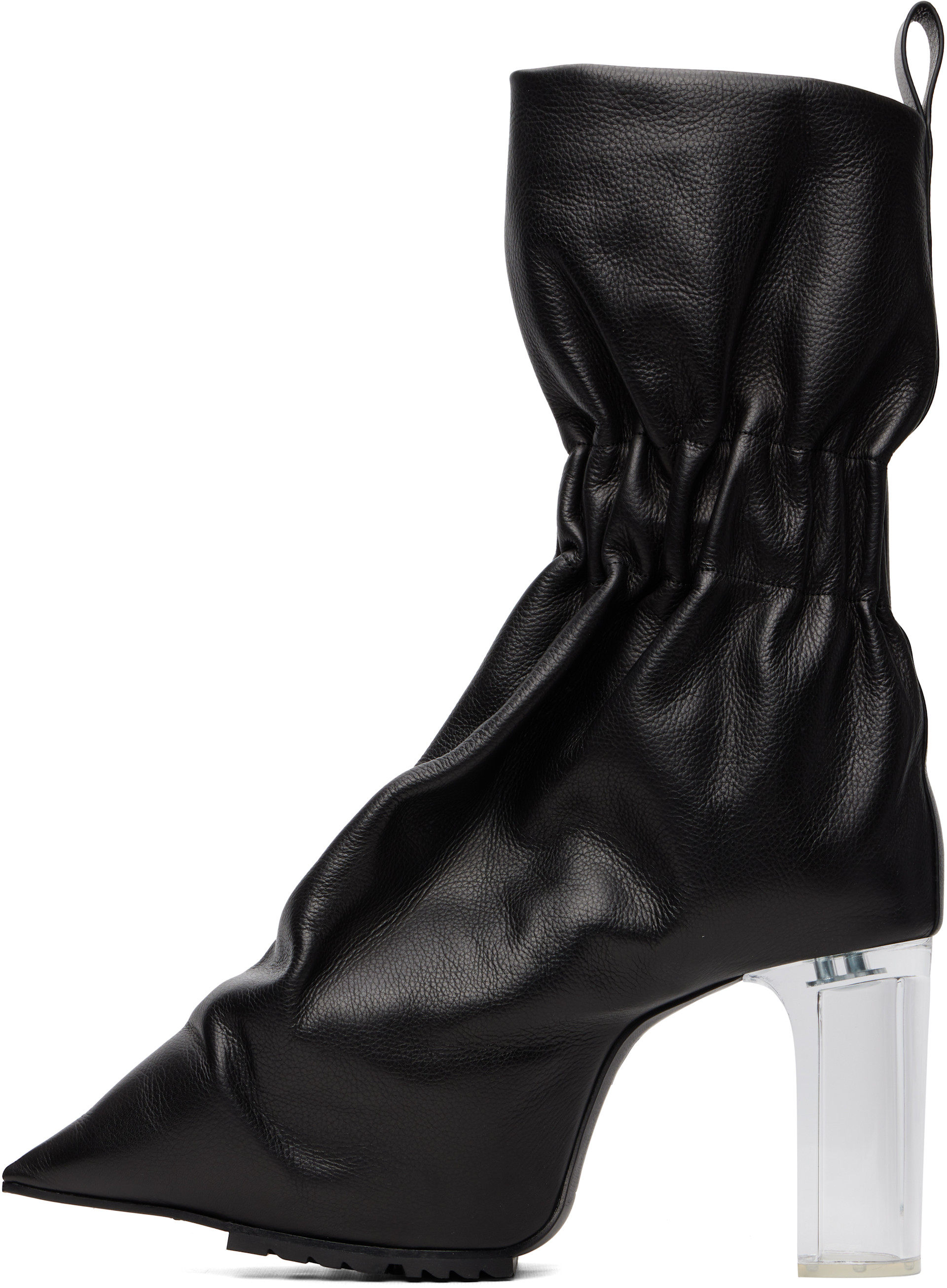Rick Owens - Black Tower Cuffed Taquito Pull On Boots