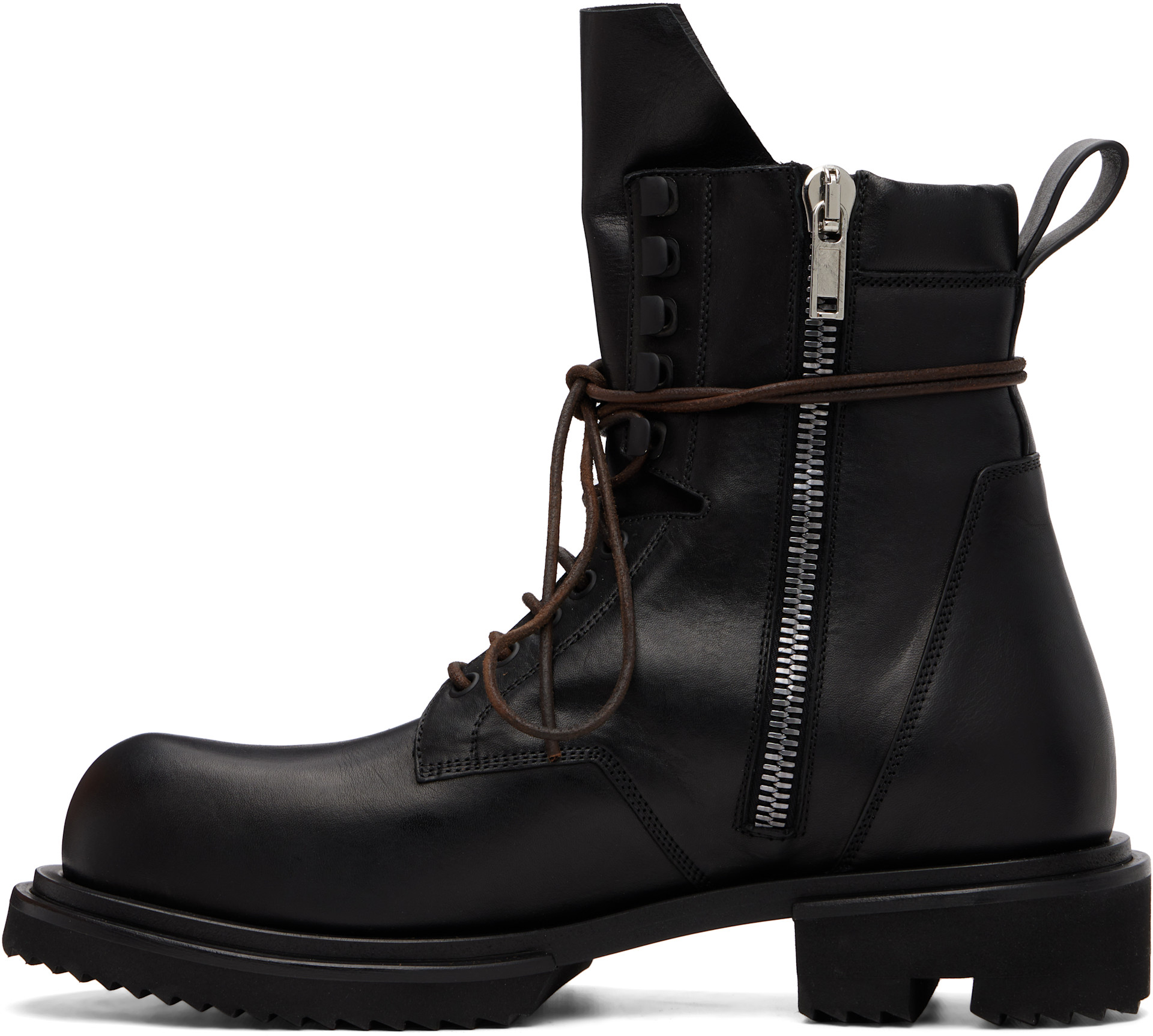 Rick Owens - 블랙 타워 아미 가베 부츠