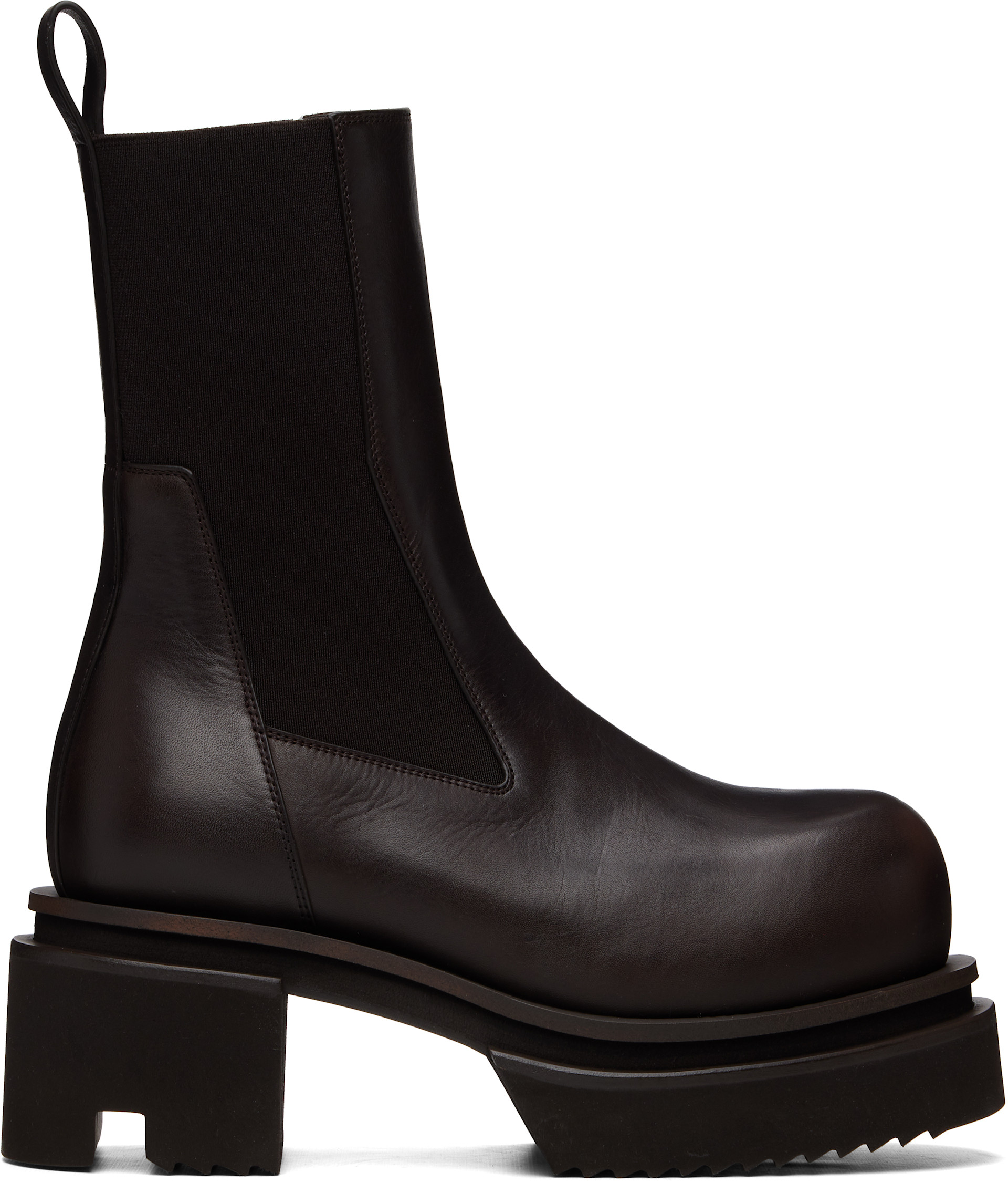 Rick Owens - 브라운 타워 비틀 보건 부츠