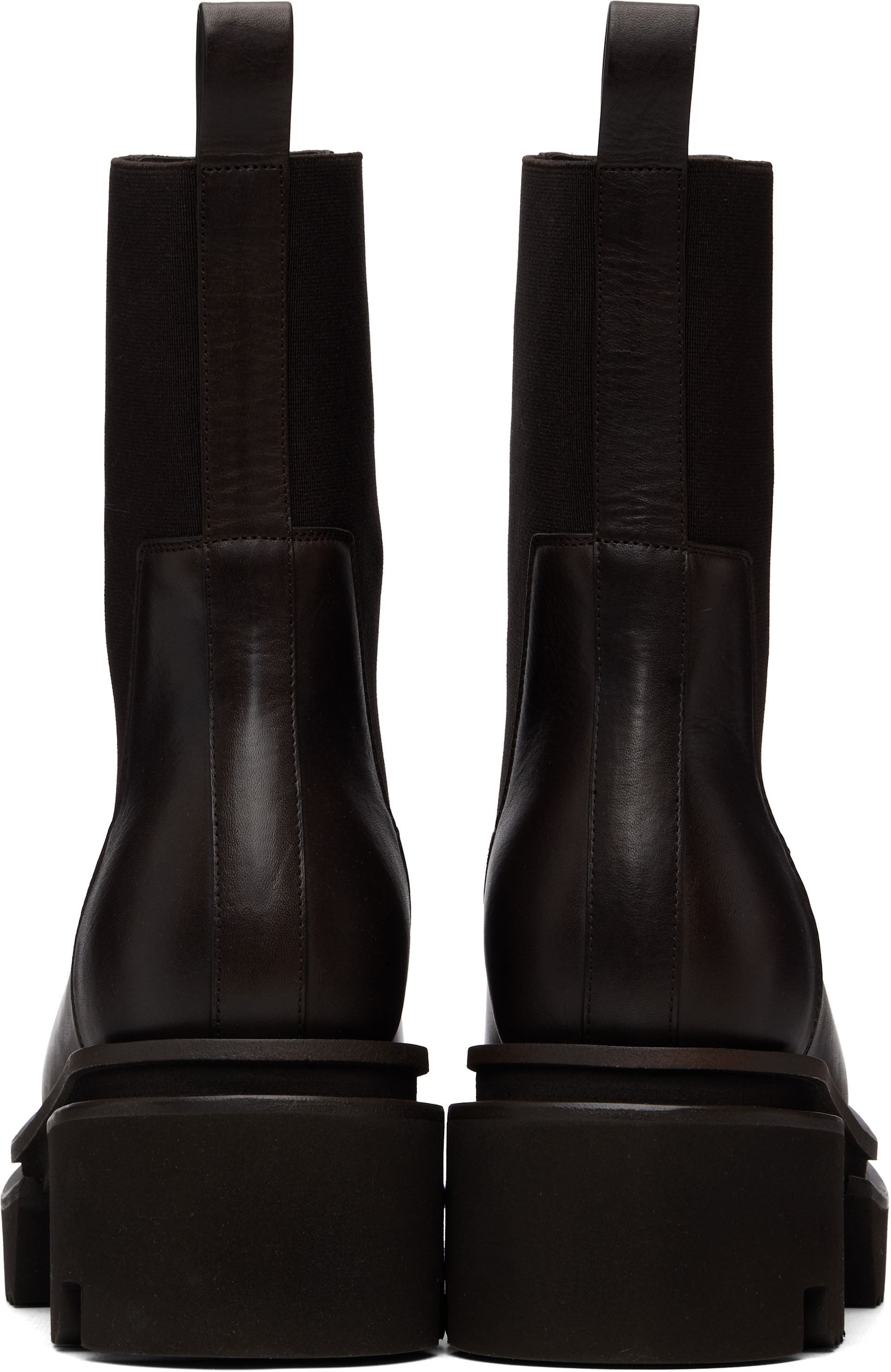 Rick Owens - 브라운 타워 비틀 보건 부츠