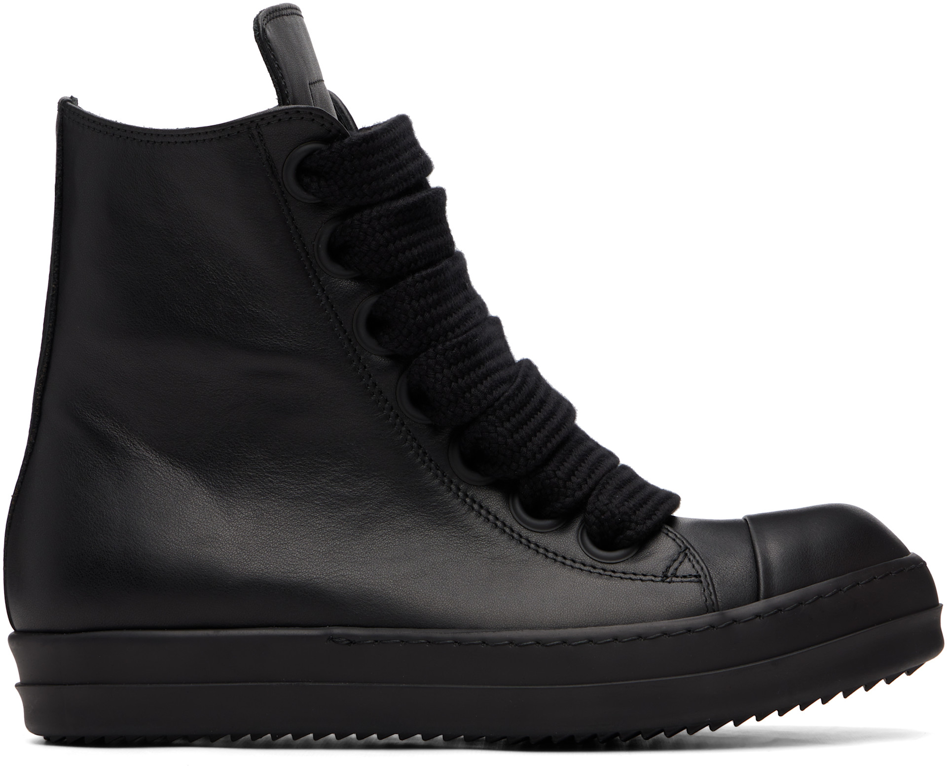 Rick Owens: ブラック Tower Jumbolaced Sneaks スニーカー | SSENSE 日本