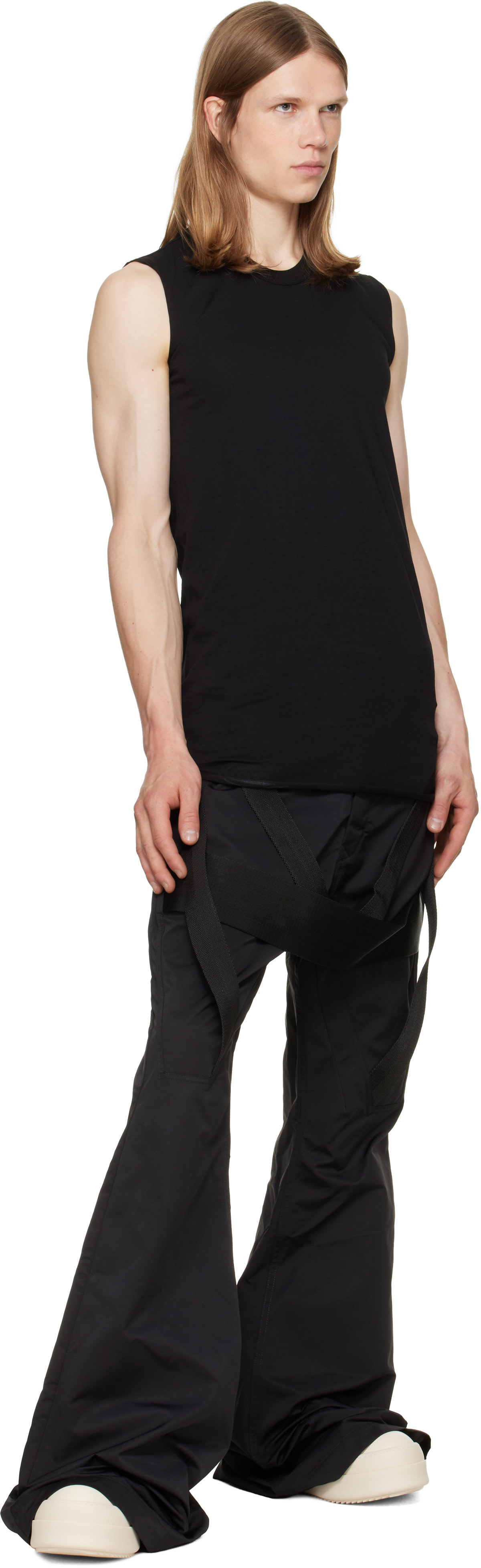 Rick Owens - Baskets noires à plateforme Mega Bumper - Tower