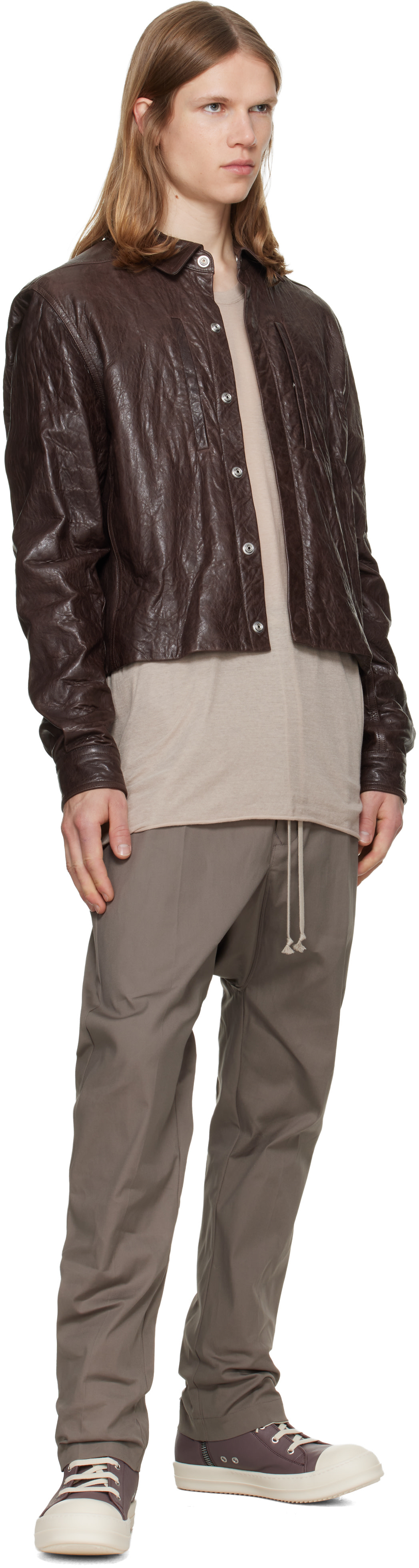 Rick Owens - Baskets mauves - Tower