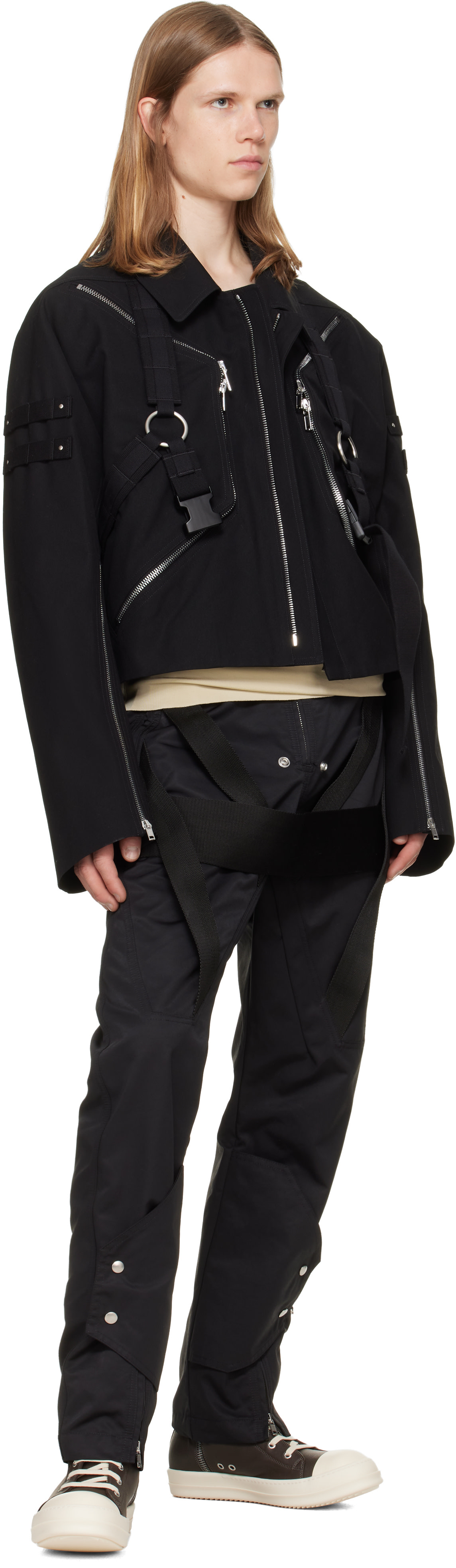 Rick Owens - Baskets grises - Tower
