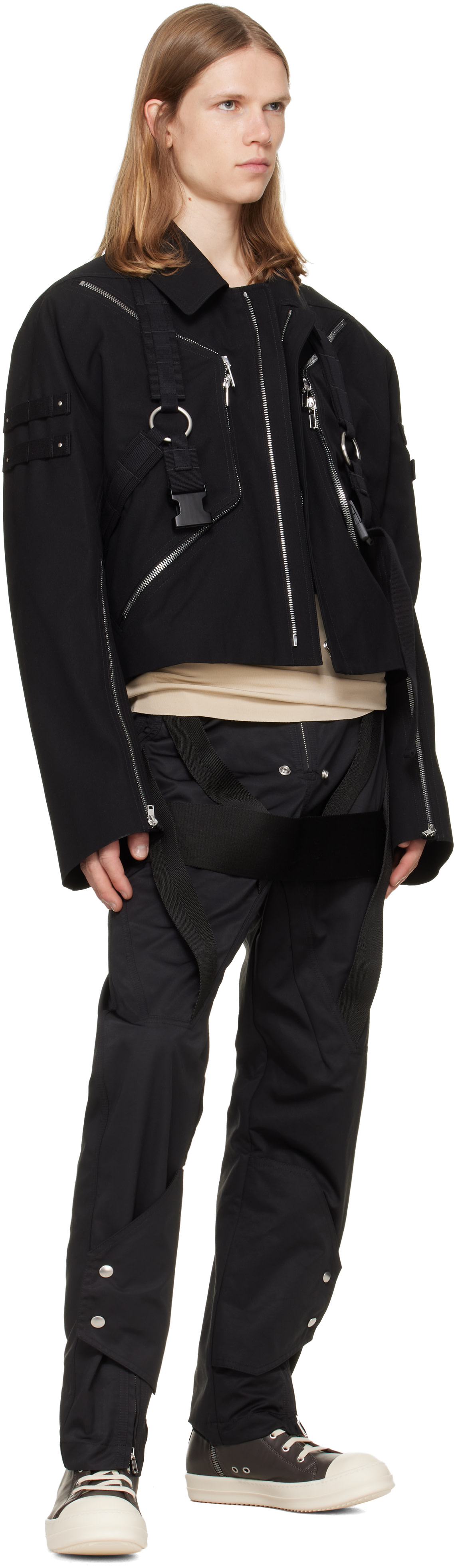 Rick Owens - Baskets grises - Tower
