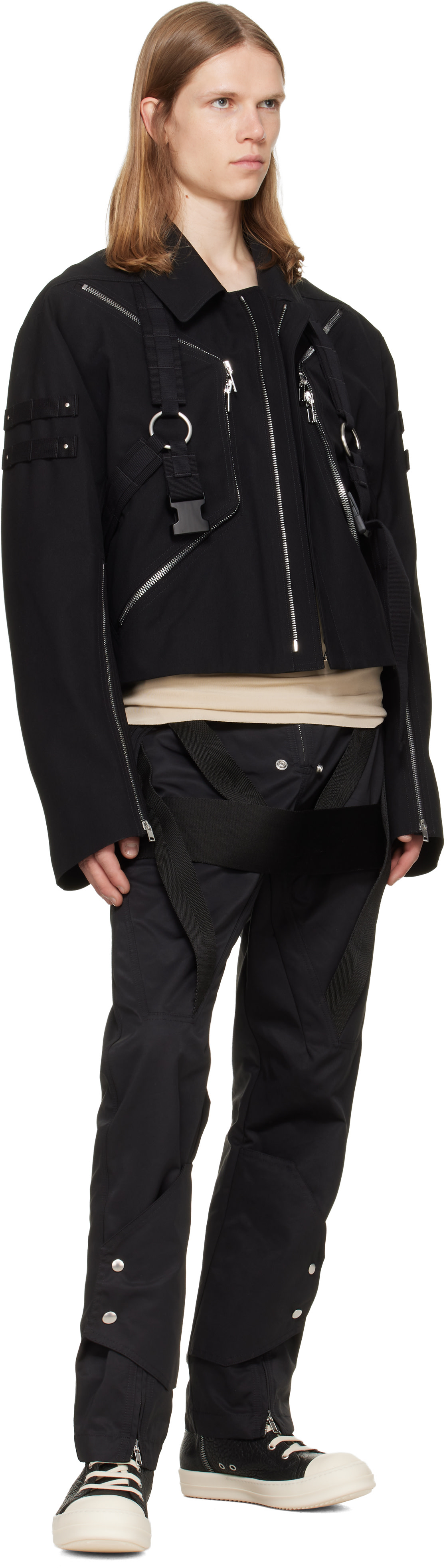 Rick Owens - 블랙 타워 스니크 스니커즈