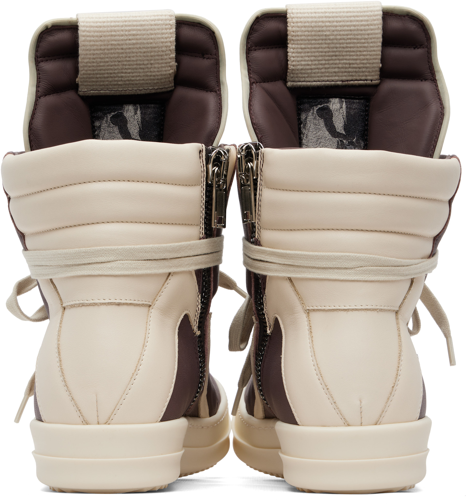 Rick Owens: Purple Tower Geobasket Sneakers | SSENSE