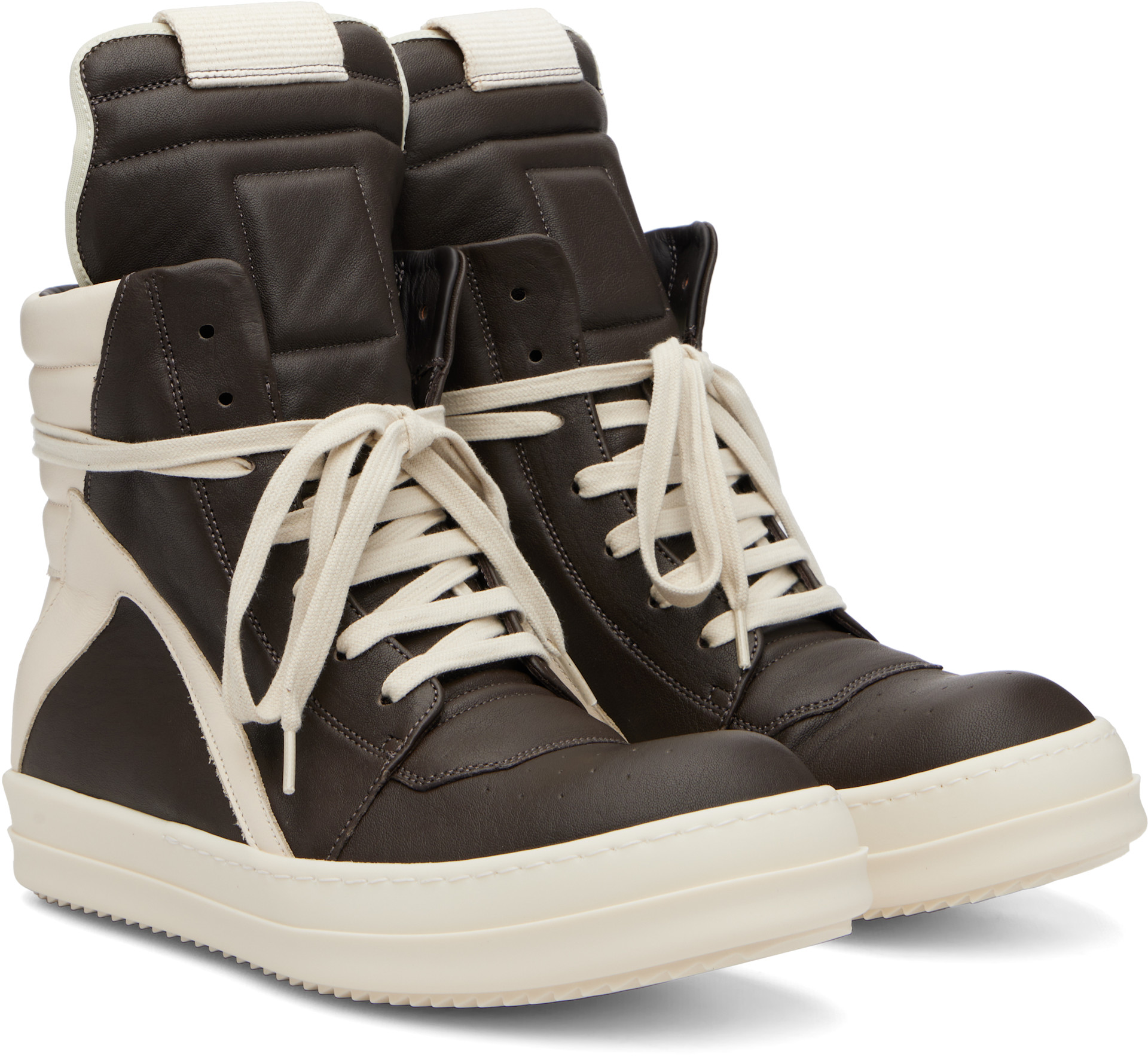 Rick Owens - Baskets Geobasket grises - Tower