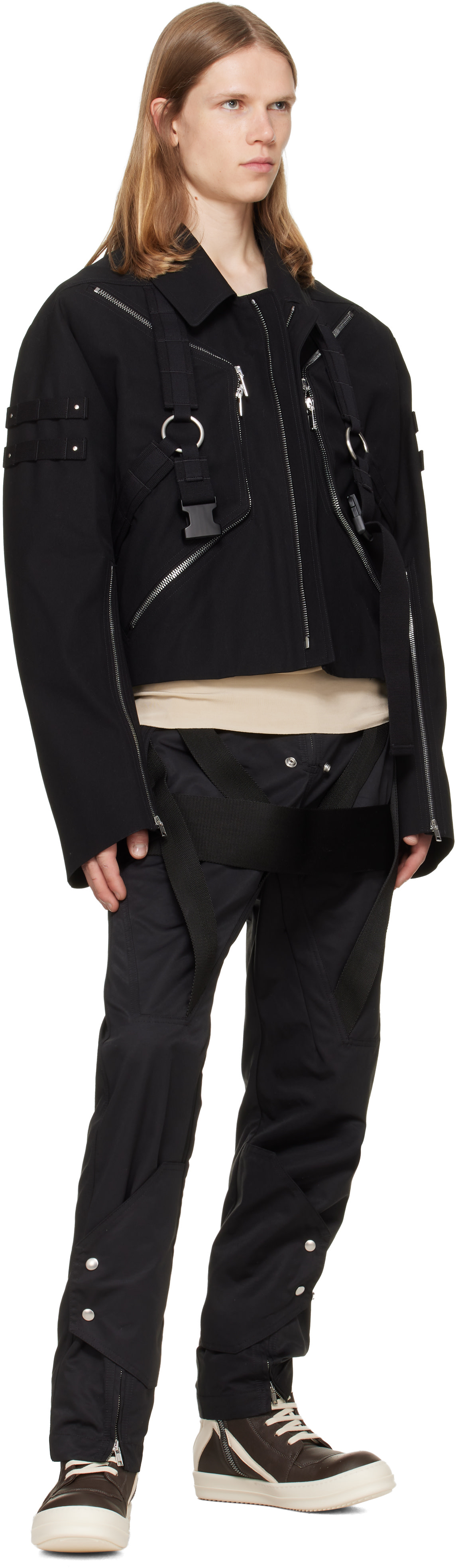 Rick Owens - Baskets Geobasket grises - Tower