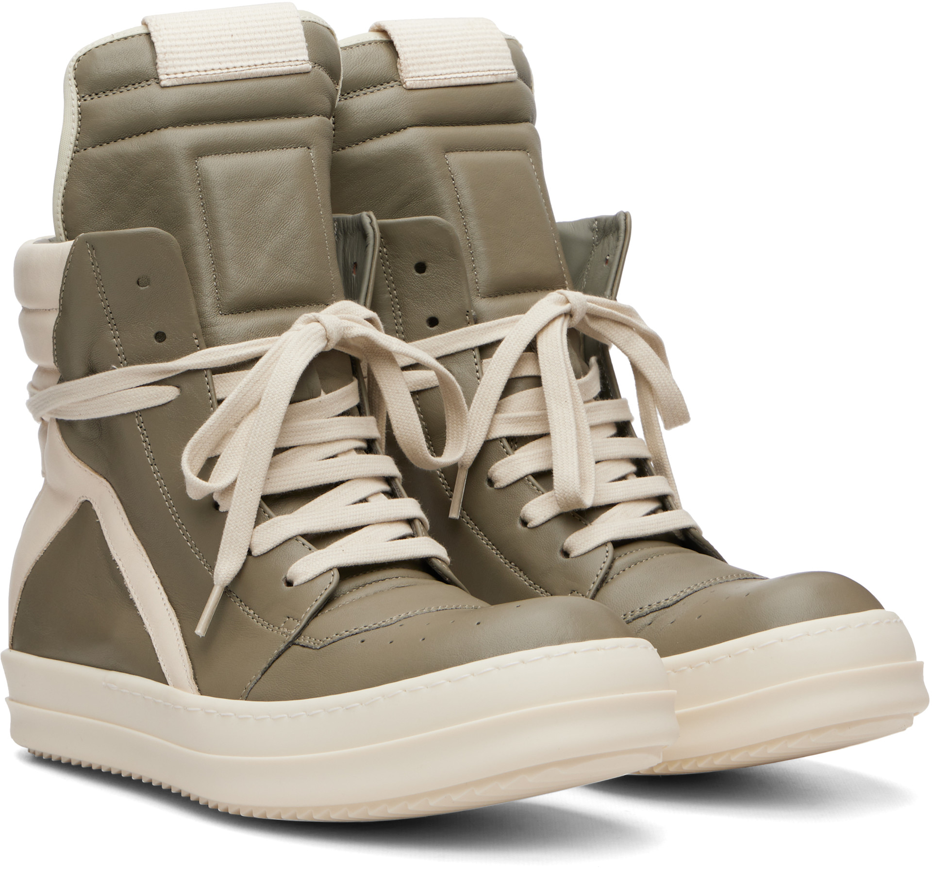 Rick Owens: トープ Tower Geobasket スニーカー | SSENSE 日本