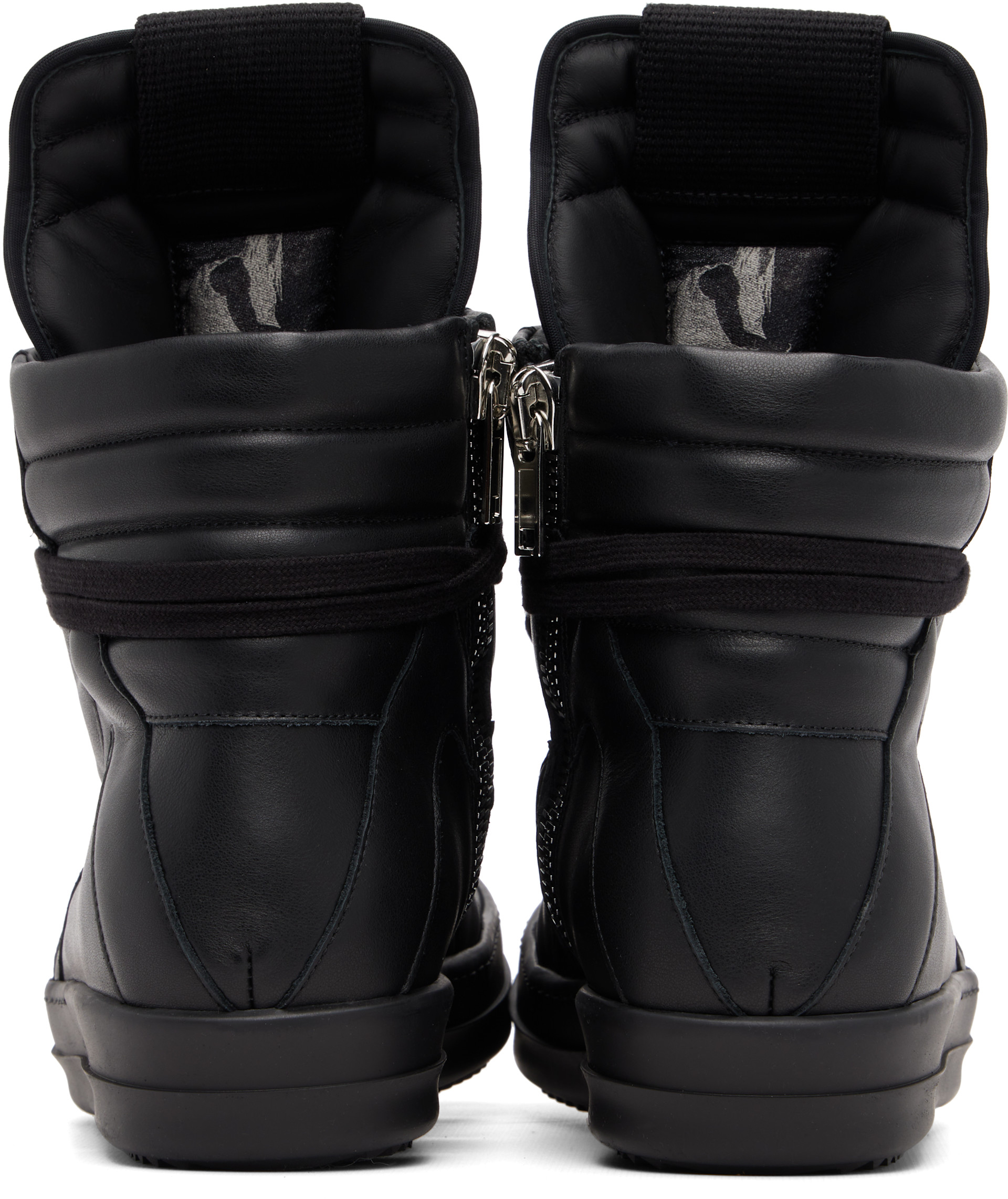 Rick Owens: ブラック Tower Geobasket スニーカー | SSENSE 日本