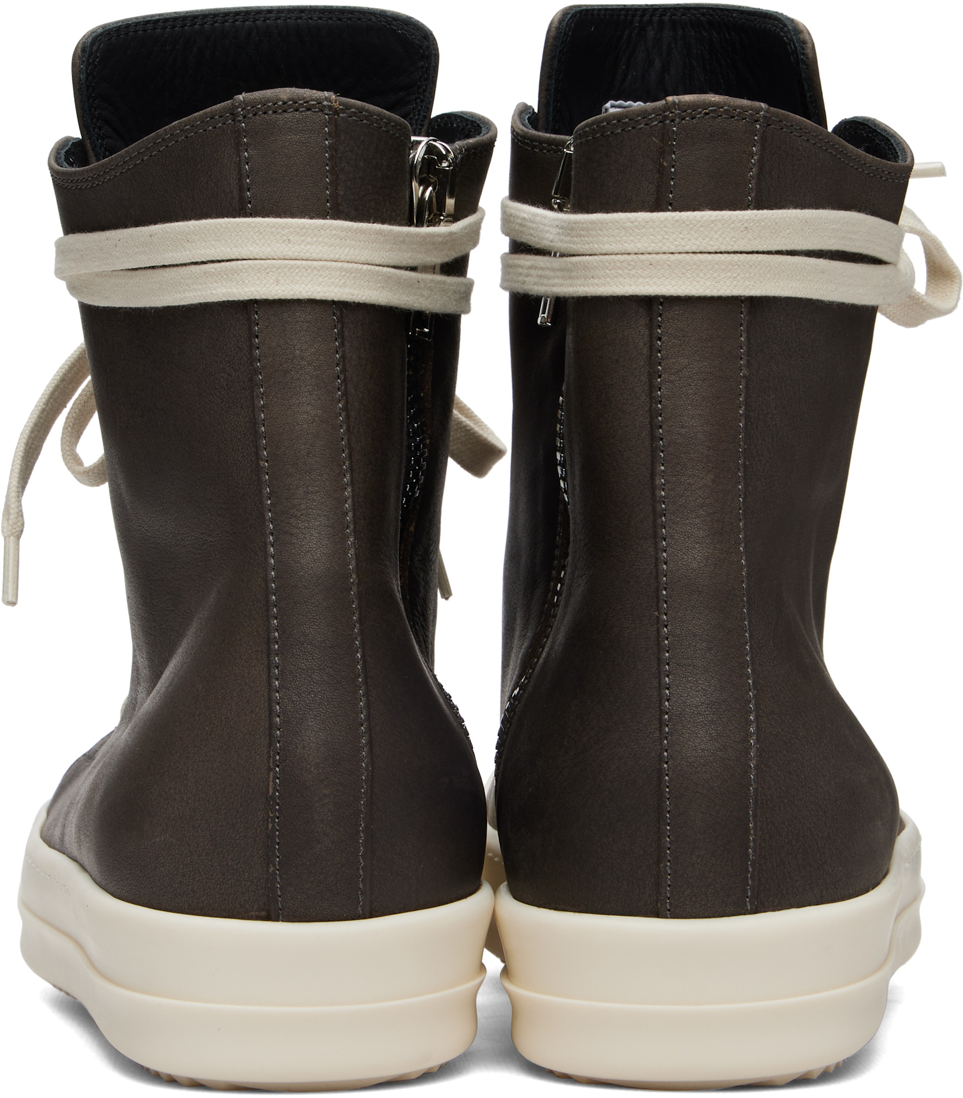 Rick Owens - Baskets brunes - Tower