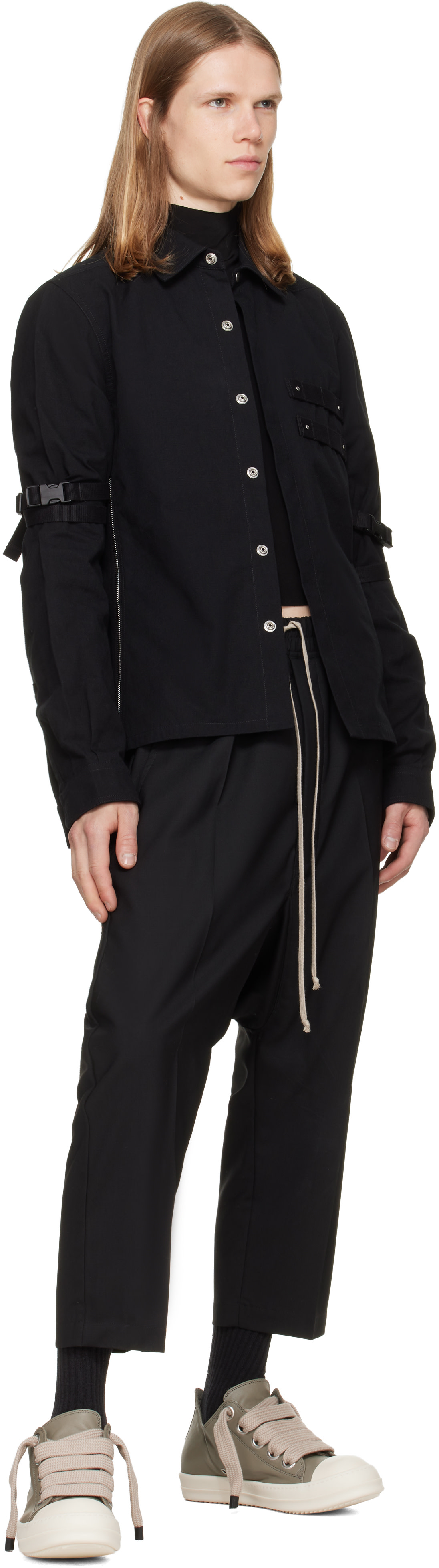 Rick Owens: Taupe Tower Jumbolace Low Sneaks Sneakers | SSENSE