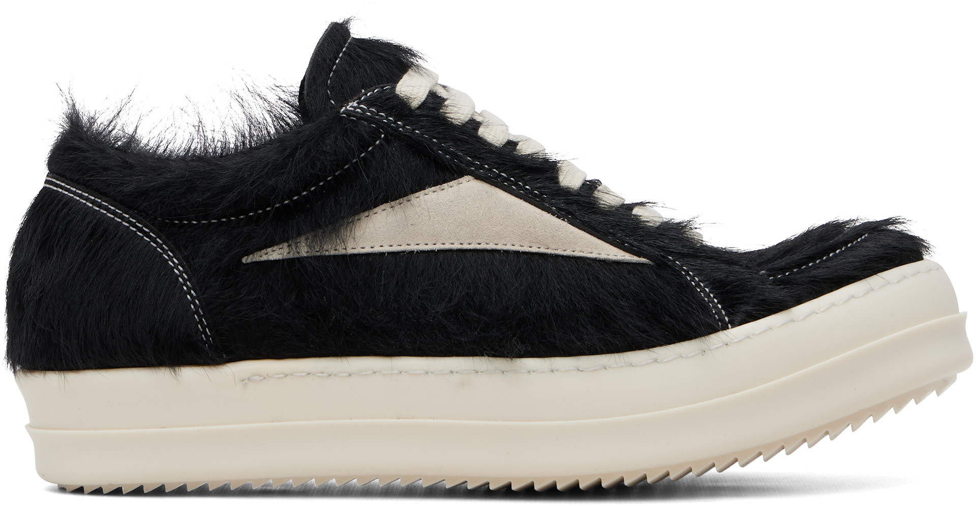 Rick Owens - Baskets rétro noires - Tower