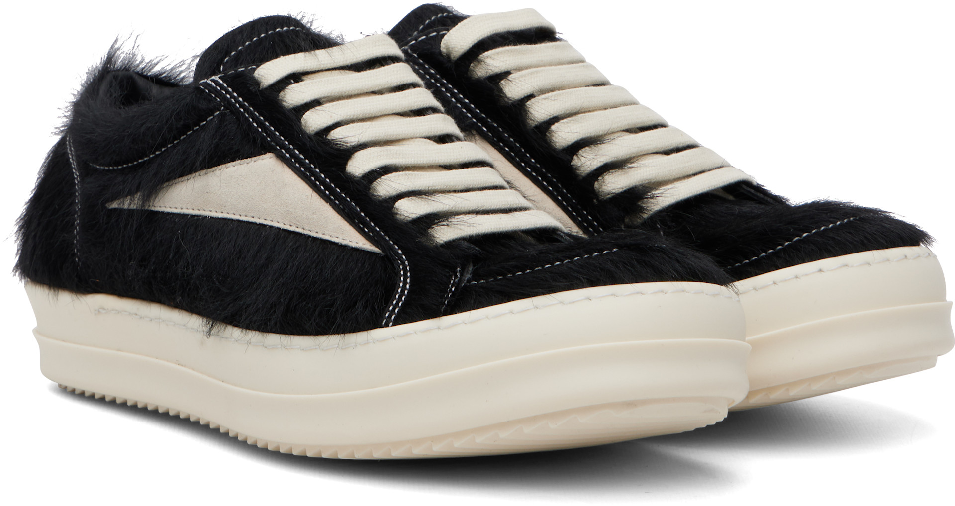 Rick Owens - Baskets rétro noires - Tower