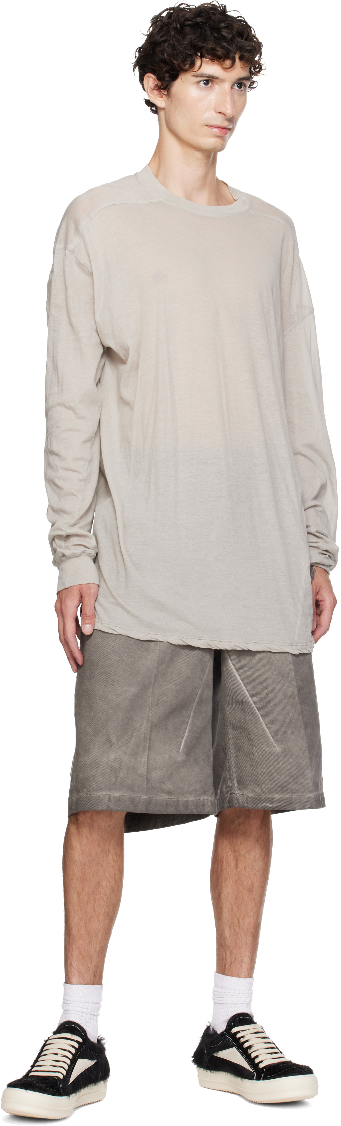Rick Owens - Baskets rétro noires - Tower