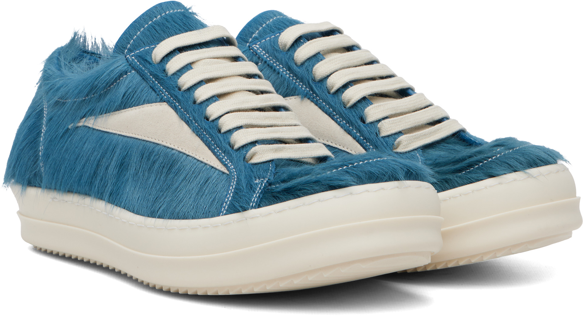 Rick Owens - Baskets rétro bleues - Tower