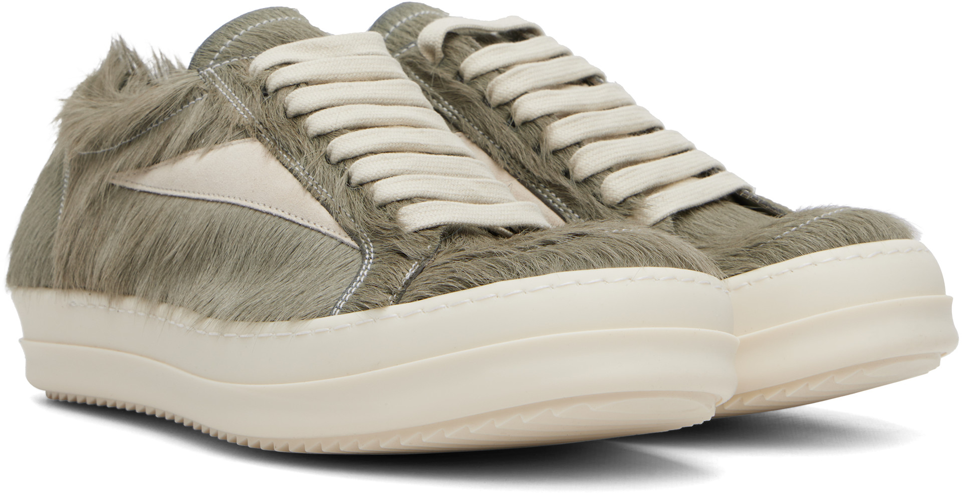 Rick Owens - Baskets rétro grises - Tower