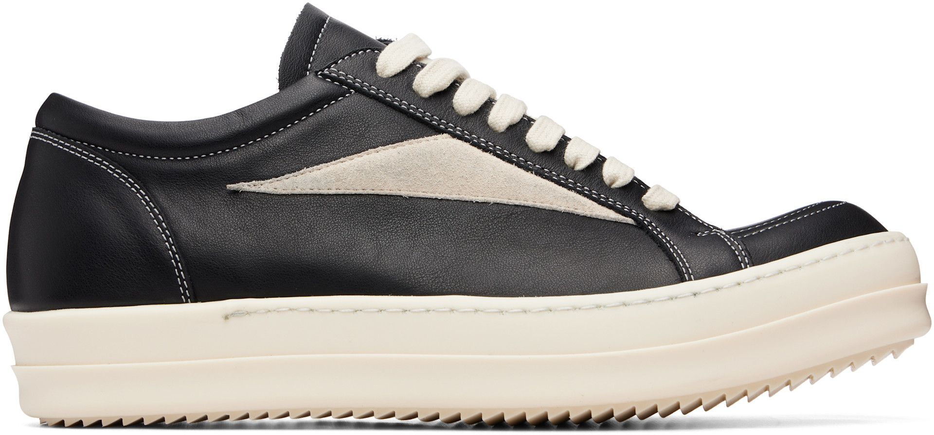 Rick Owens: Black Tower Vintage Sneaks Sneakers | SSENSE
