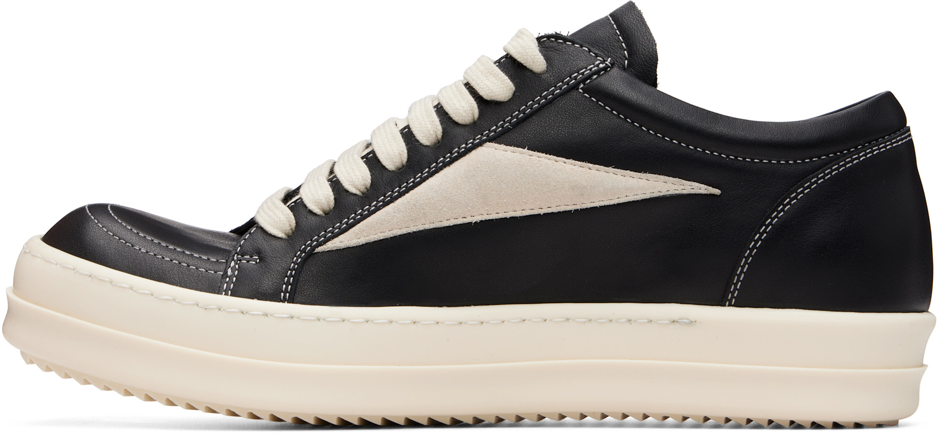 Rick Owens - Baskets rétro noires - Tower