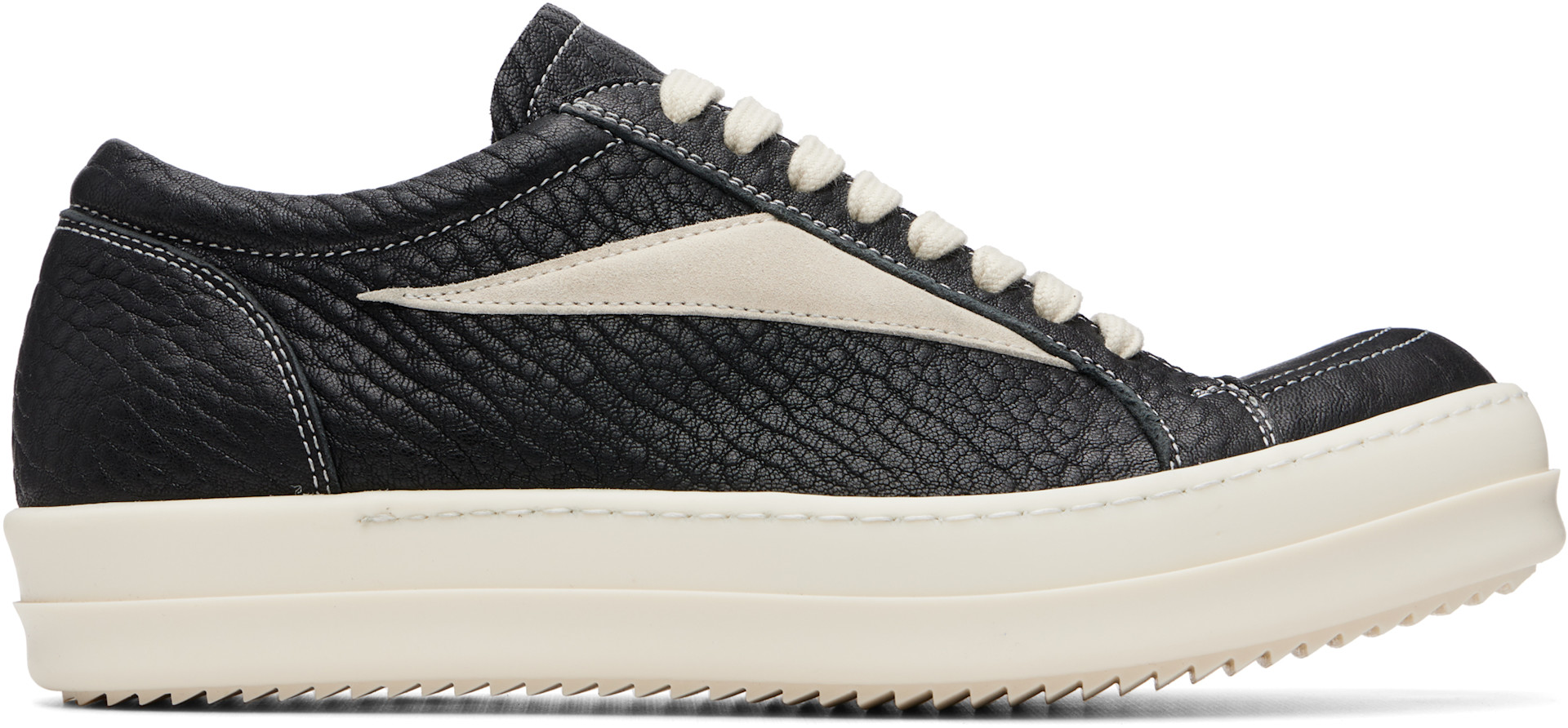 【Rick Owens】vintage sneaks 43 Rick Owens: Black Tower Vintage Sneaks Sneakers | SSENSE