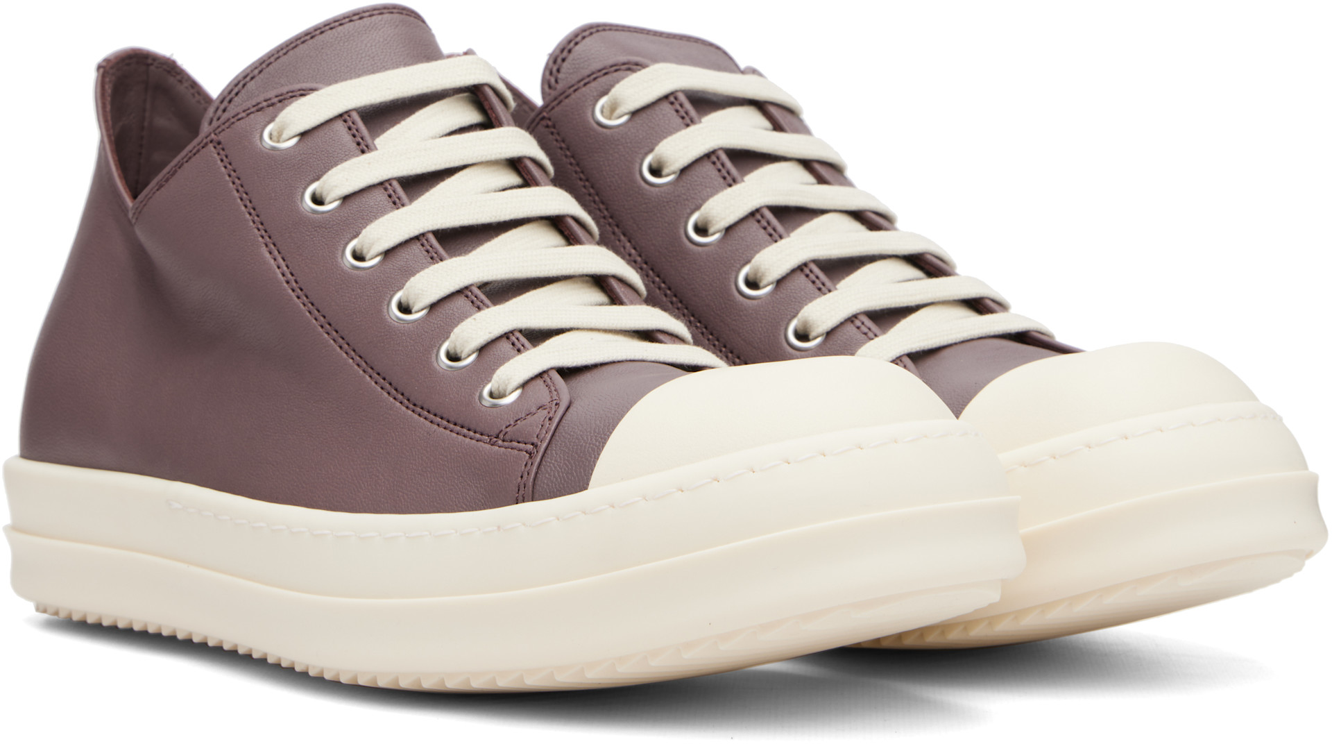 Rick Owens - Baskets basses mauves - Tower