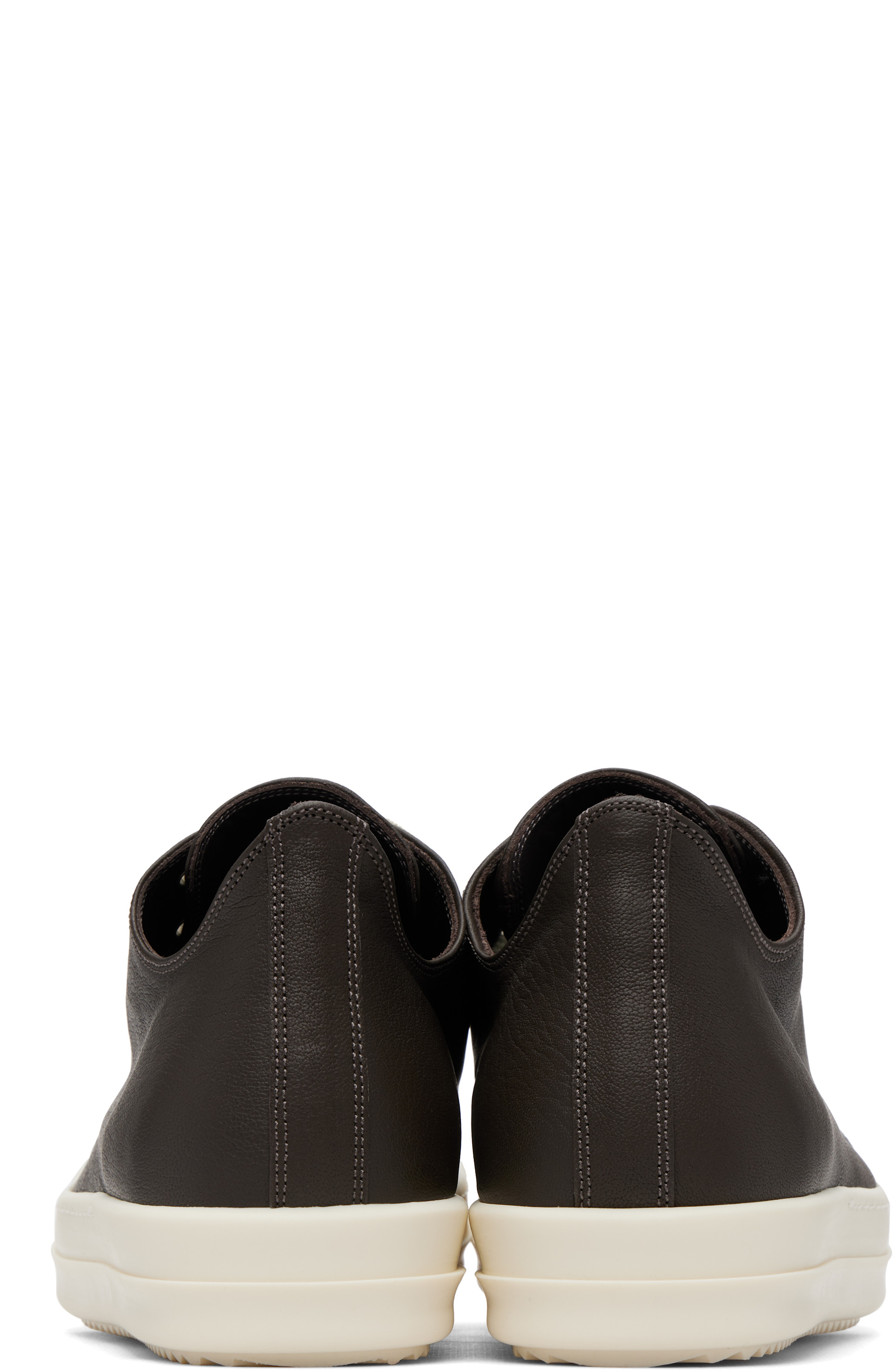 Rick Owens - Baskets basses brunes - Tower