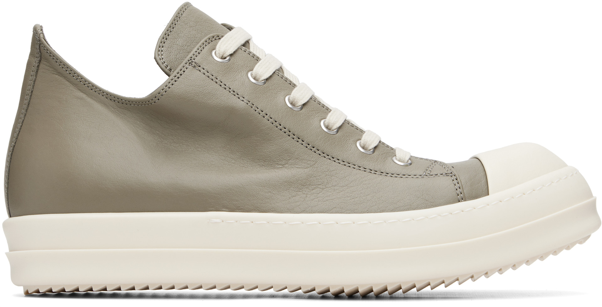 Rick Owens - Baskets basses taupe - Tower